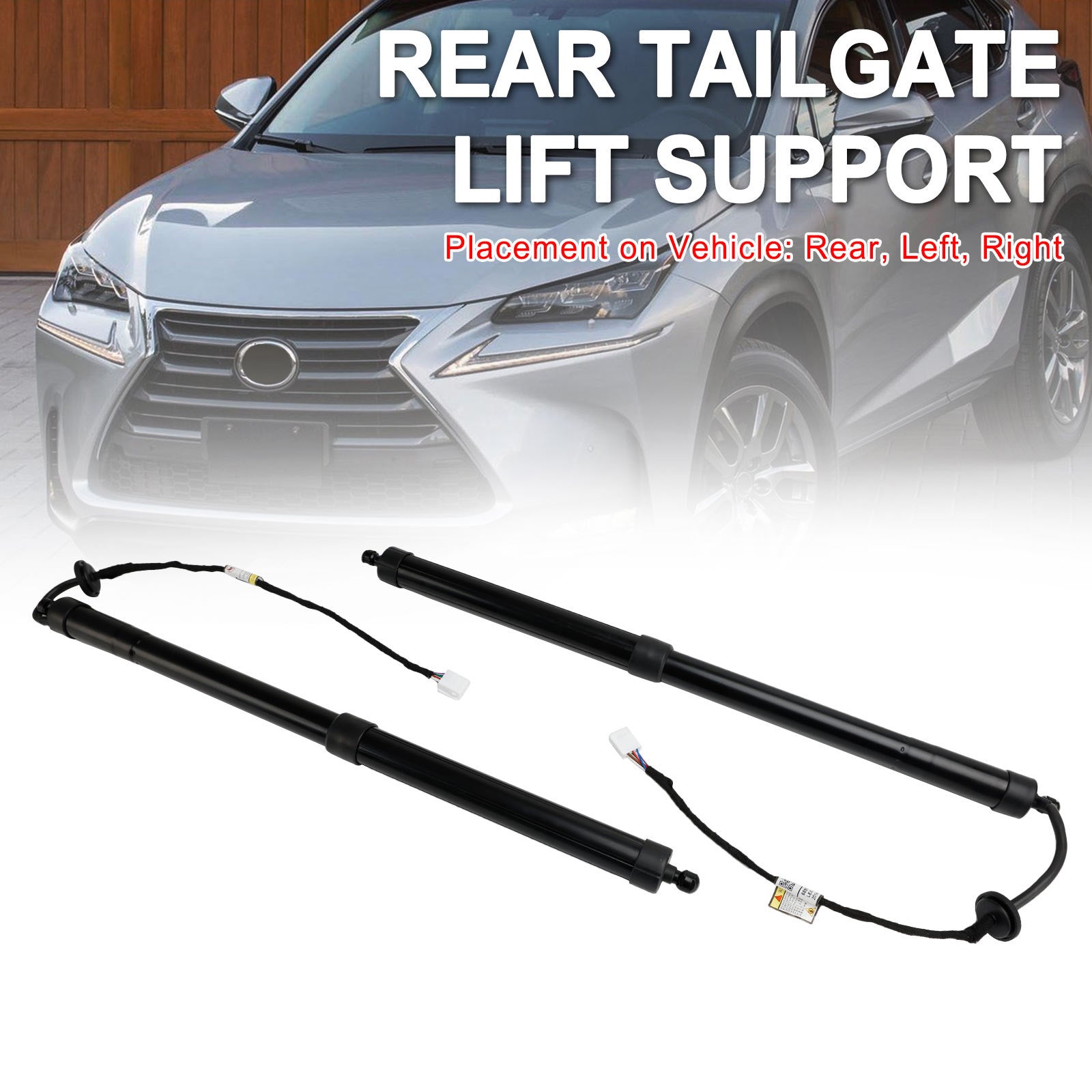 2PCS Rear Electric Tailgate Struts Fit Lexus NX200t NX300h 2.0L 2.5L 2015-2020