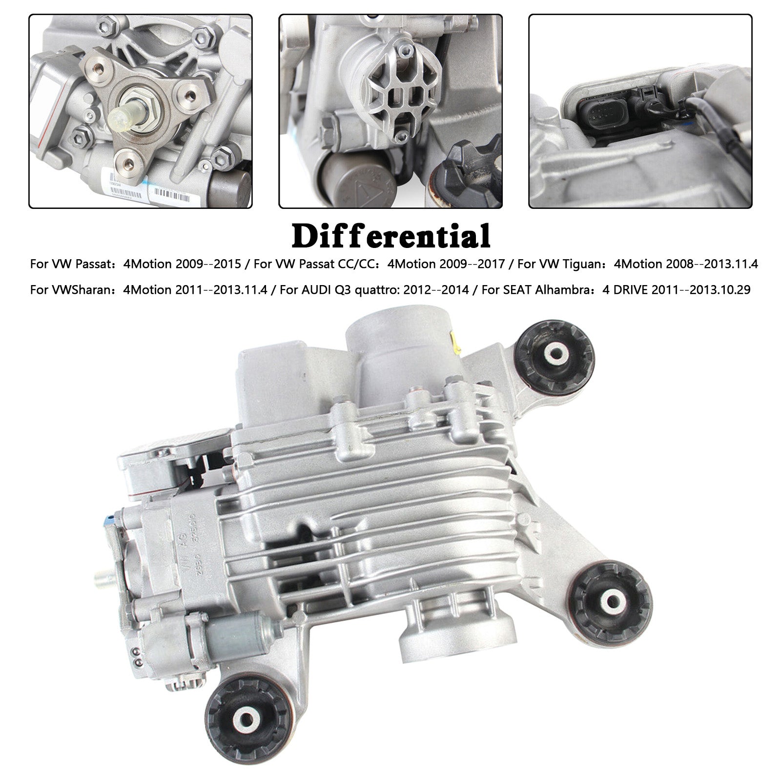 2008-2013 VW Tiguan 4Motion Differential Rear Axle Transmission 4Motion 0AY525010L