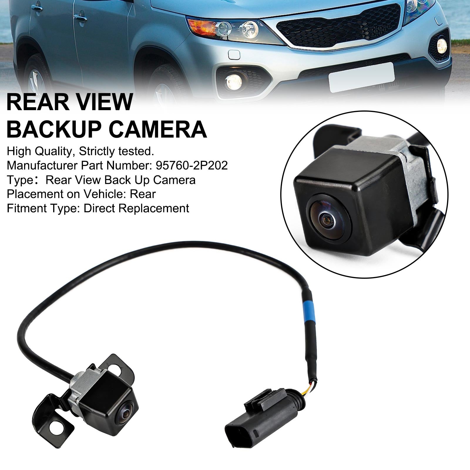 Kia Sorento 2009-2013 Rear View Backup Camera Reversing Camera 95760-2P202