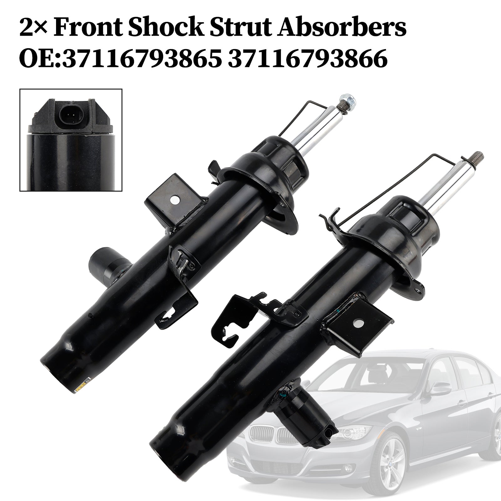2014-2016 BMW 228I 428I 435I M235I 2x Front Shock Strut Absorbers 37116793865 37116793866