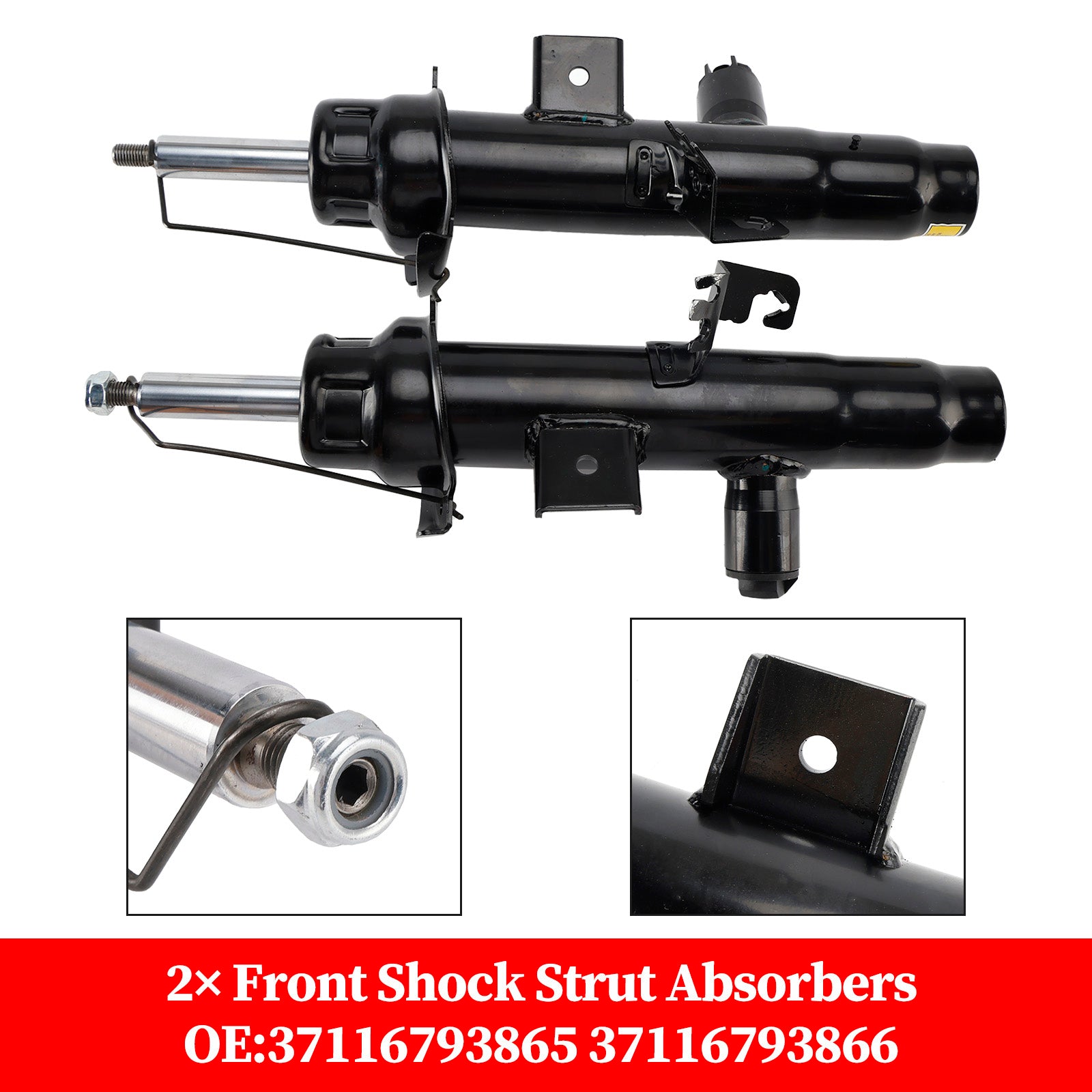 2014-2016 BMW 228I 428I 435I M235I 2x Front Shock Strut Absorbers 37116793865 37116793866