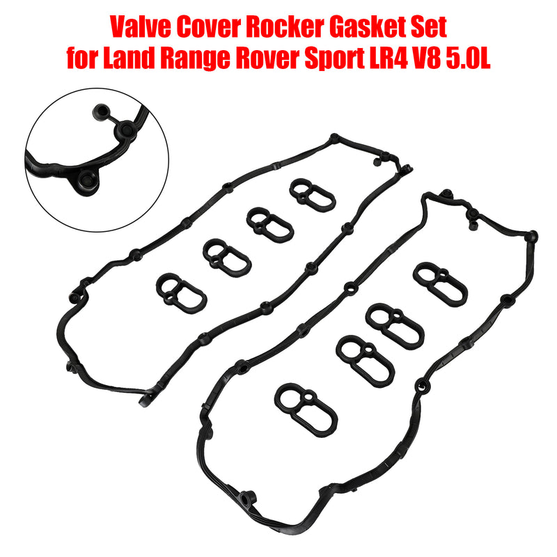 Valve Cover Rocker Gasket Set for Land Range Rover Sport LR4 V8 5.0L