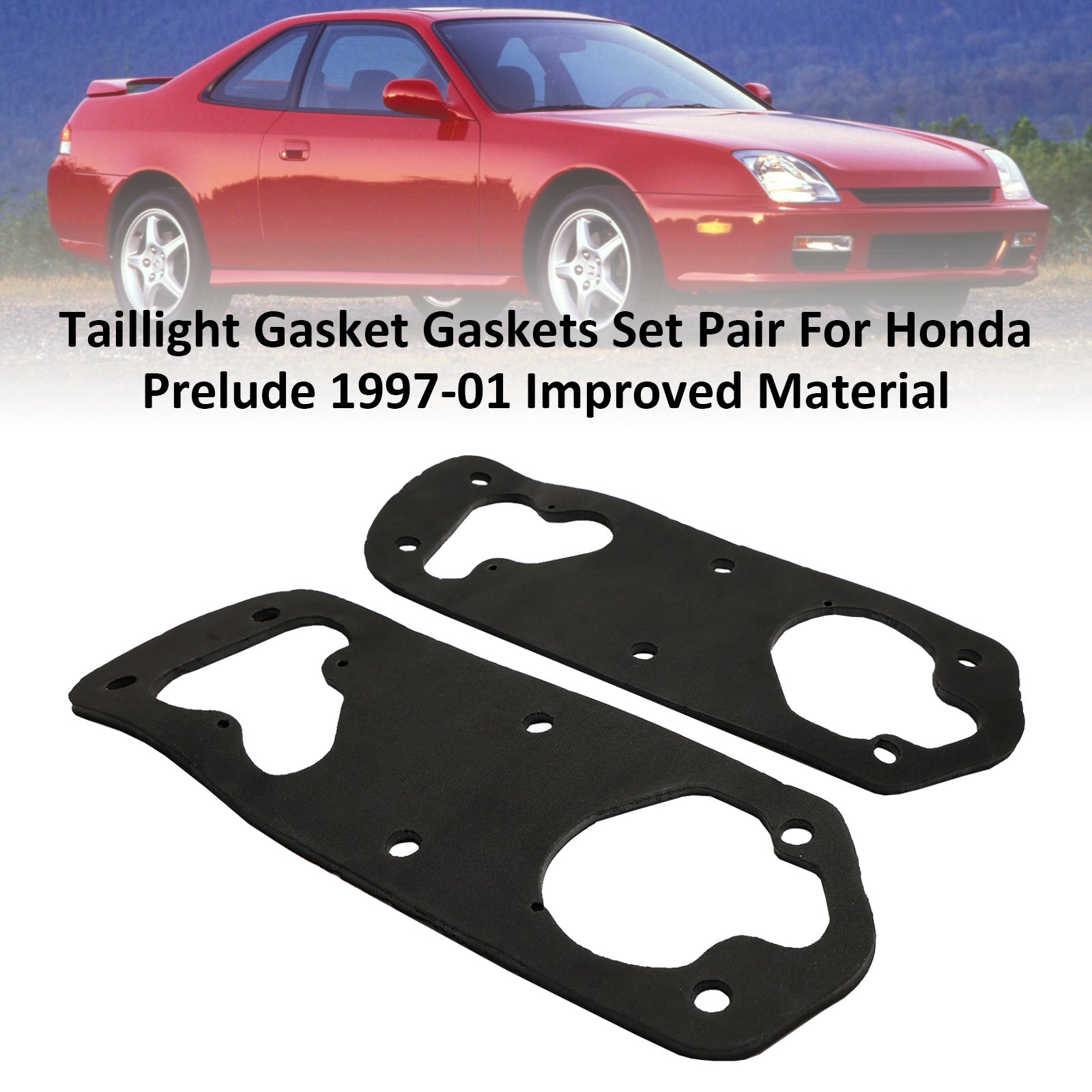 Taillight Gasket Gaskets Set Pair For Honda Prelude 1997-01 Improved Material