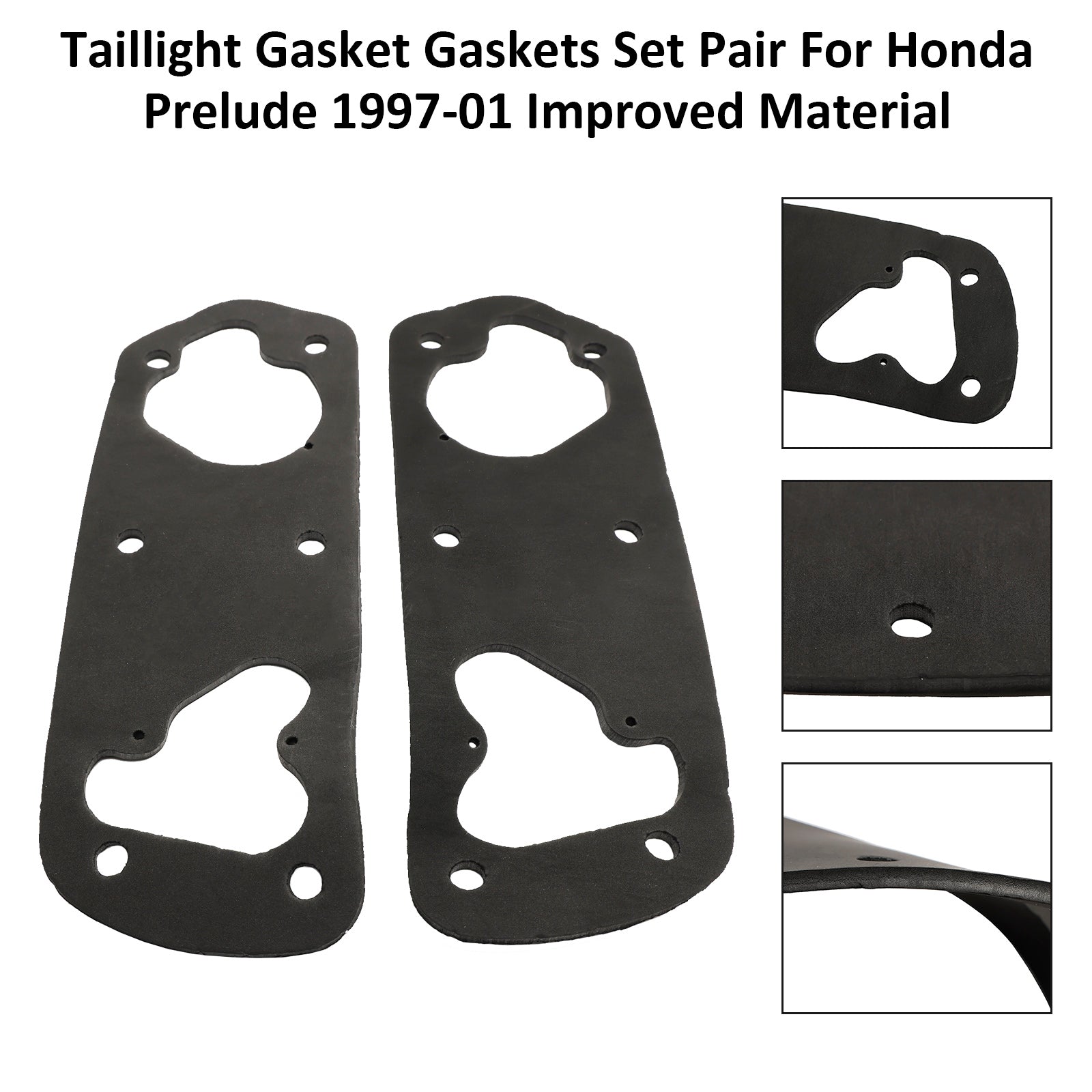 Taillight Gasket Gaskets Set Pair For Honda Prelude 1997-01 Improved Material