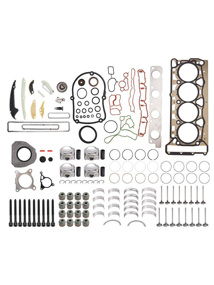2008-2011 AUDI A5 1.8 TFSI CDHB Engine Pistons Overhaul Rebuild Kit 06H107065CP 06H109509Q