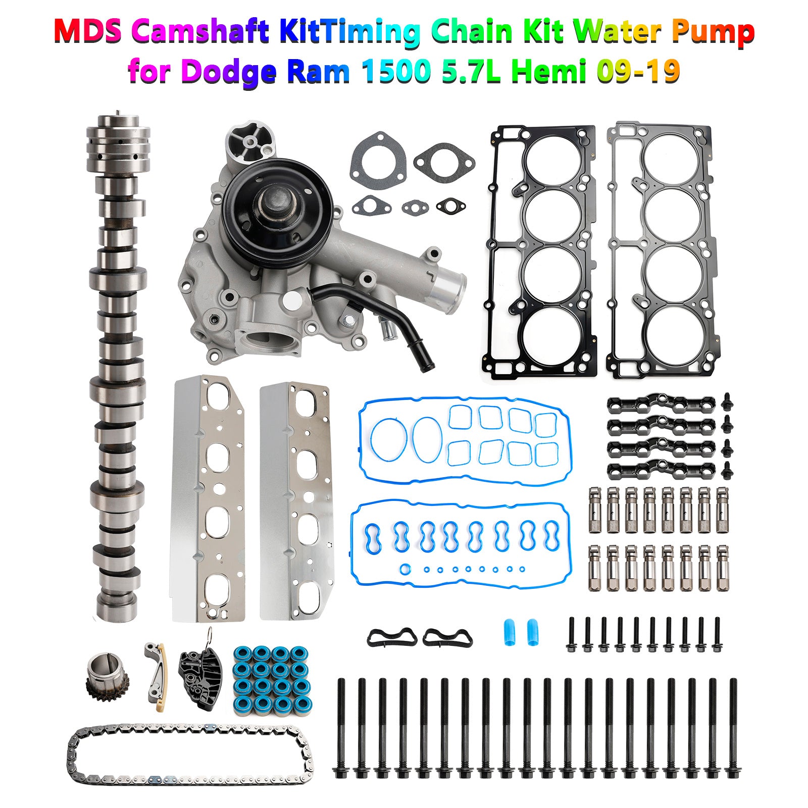 Dodge Ram 1500 5.7L Engine 2009-2010 MDS Camshaft KitTiming Chain Kit Water Pump Generic