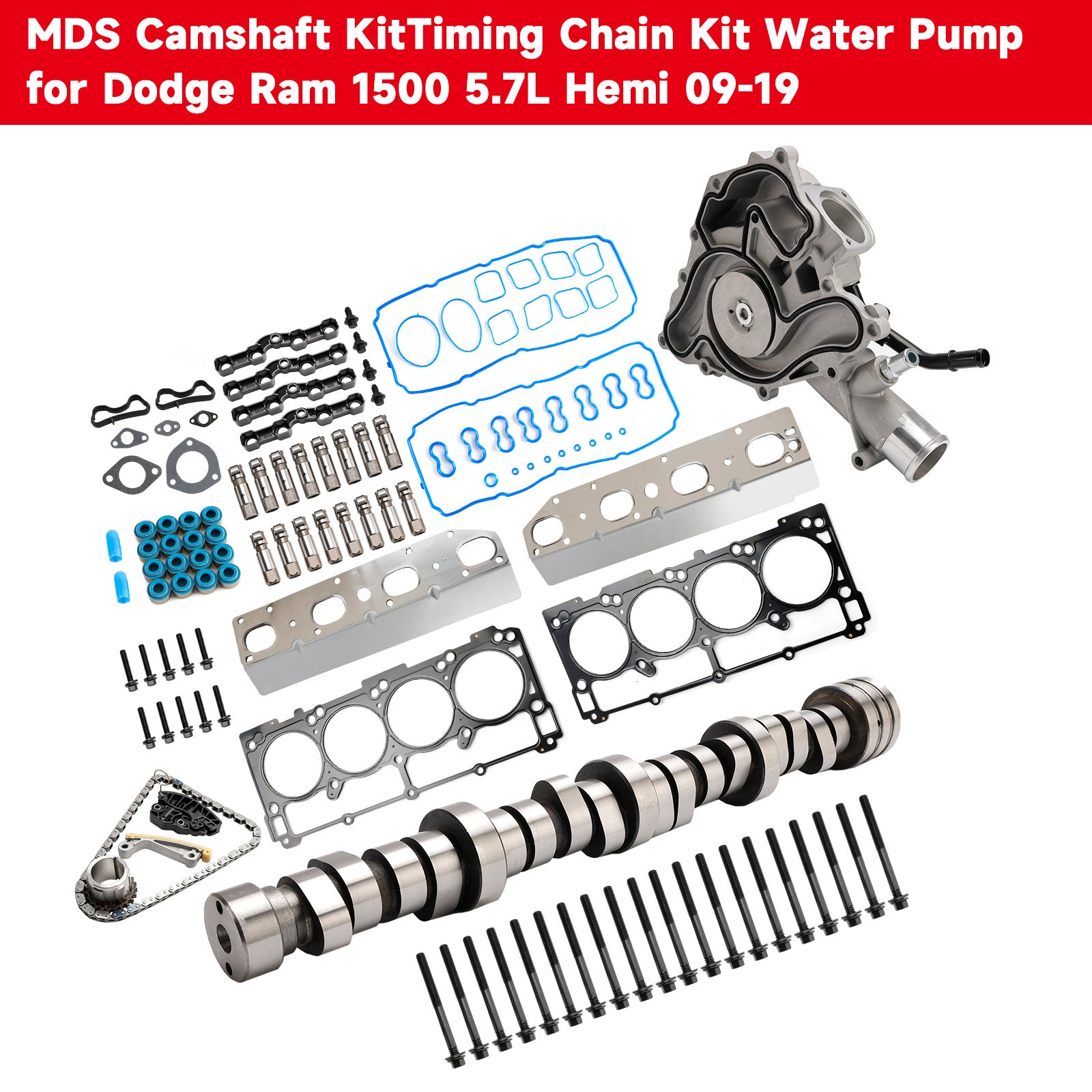 Dodge Durango 5.7L Engine 2009 MDS Camshaft KitTiming Chain Kit Water Pump Generic