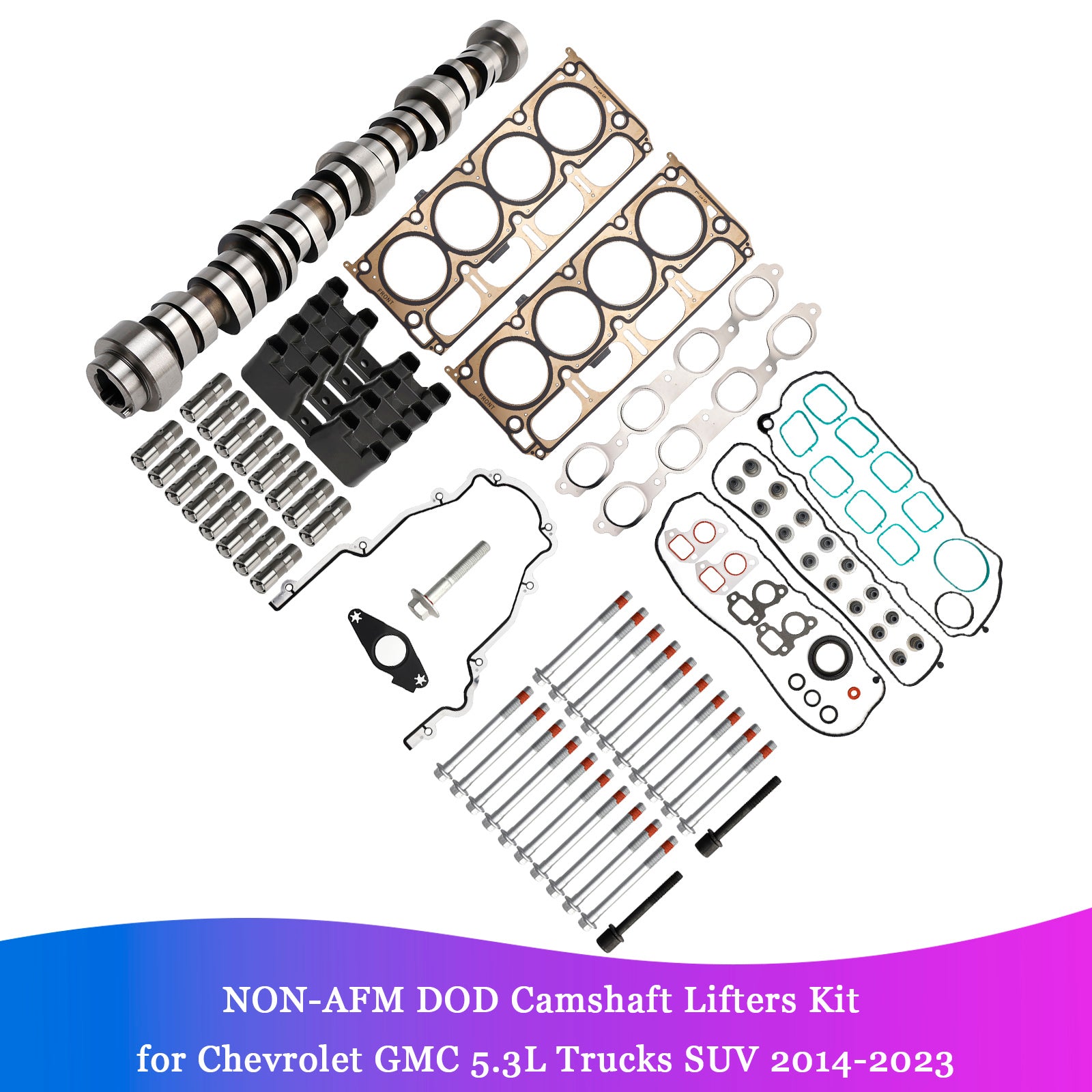 NON-AFM DOD Camshaft Lifters Kit for Chevrolet GMC 5.3L Trucks SUV 2014-2023