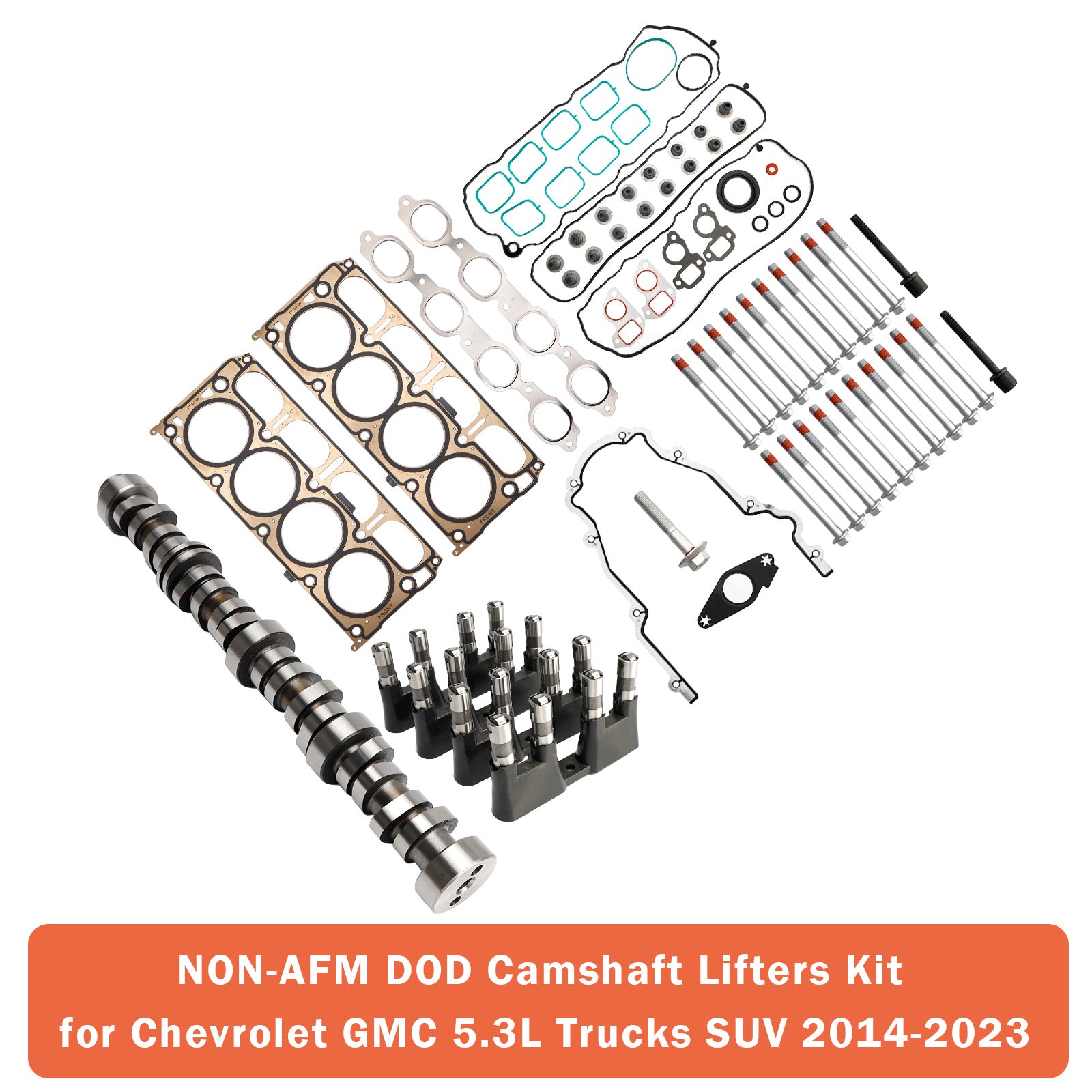NON-AFM DOD Camshaft Lifters Kit for Chevrolet GMC 5.3L Trucks SUV 2014-2023
