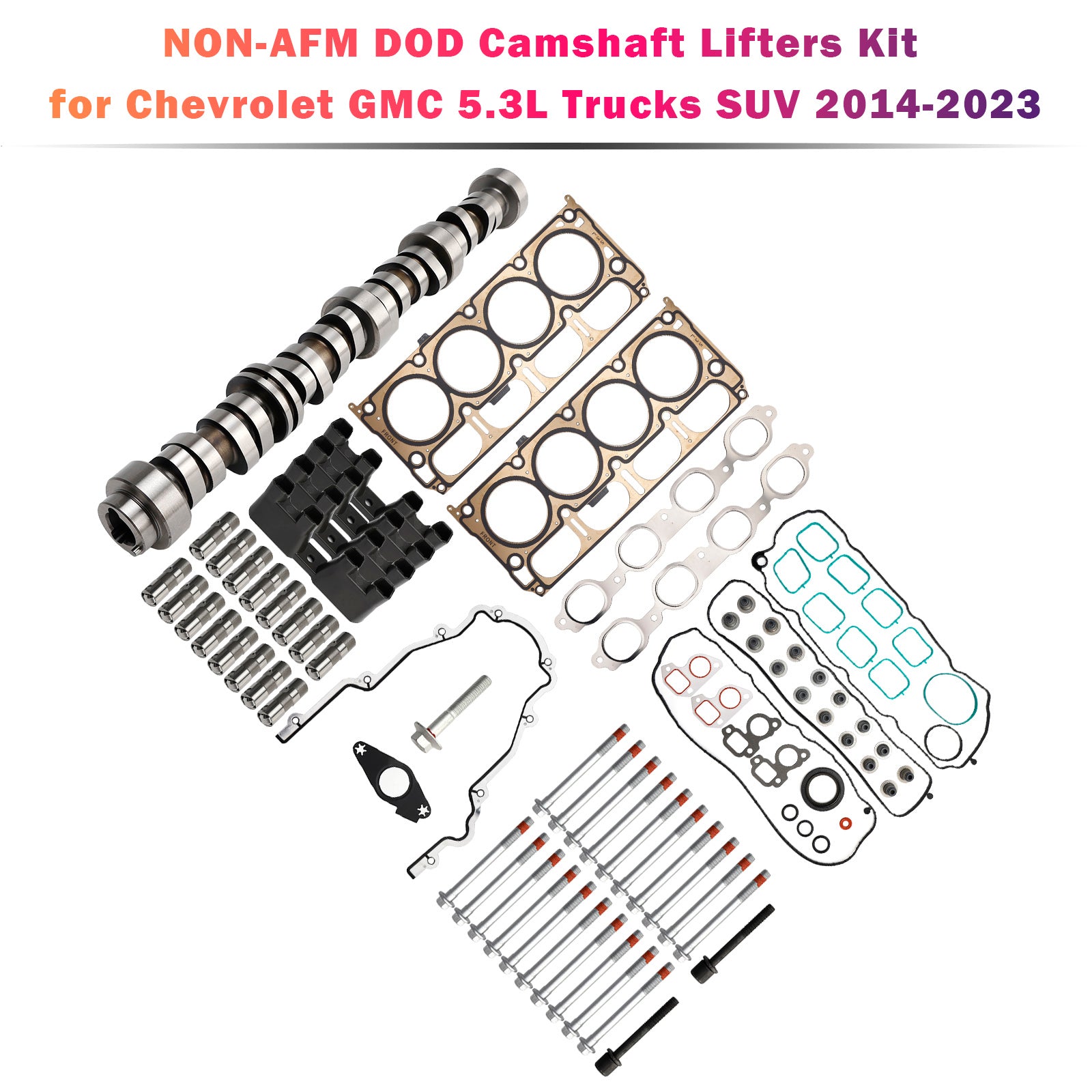 NON-AFM DOD Camshaft Lifters Kit for Chevrolet GMC 5.3L Trucks SUV 2014-2023