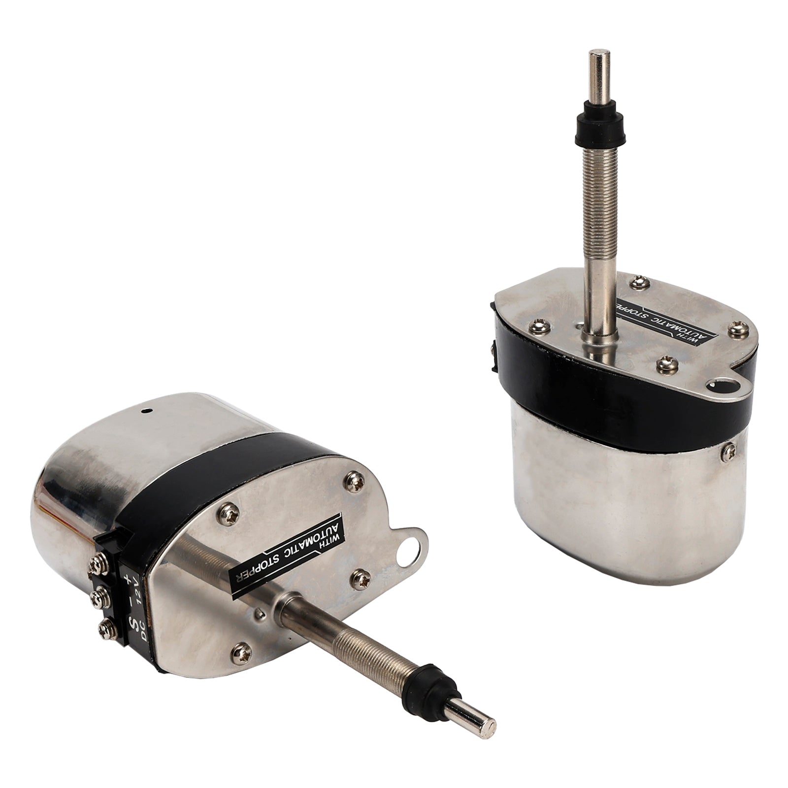 Pair of Stainless Windshield Wiper Motor Hot Street Rod for Jeep for Ford