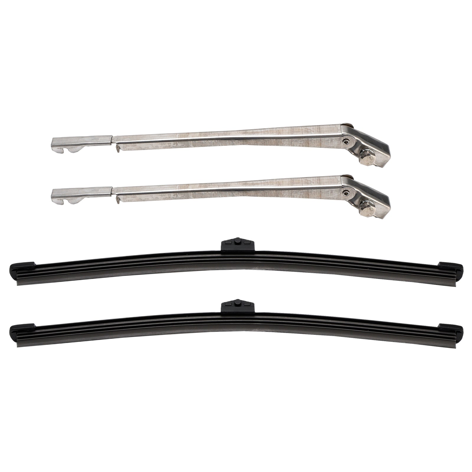 Pair of Stainless Windshield Wiper Motor Hot Street Rod for Jeep for Ford