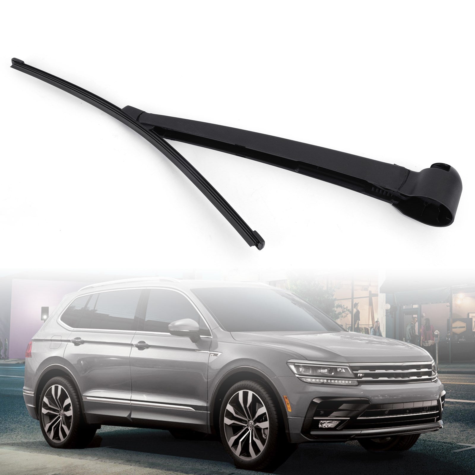 Rear Window Windshield Wiper Arm Blade Set For VW Tiguan 5N BJ 2007-2018 Black Generic