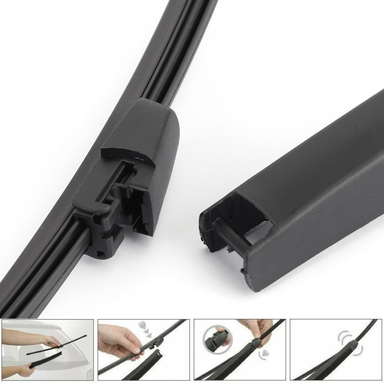 Car Windscreen Window Rear Wiper Arm Wiper Blade Set for VW Golf 5 MK5 2004-2008 Generic CA Market