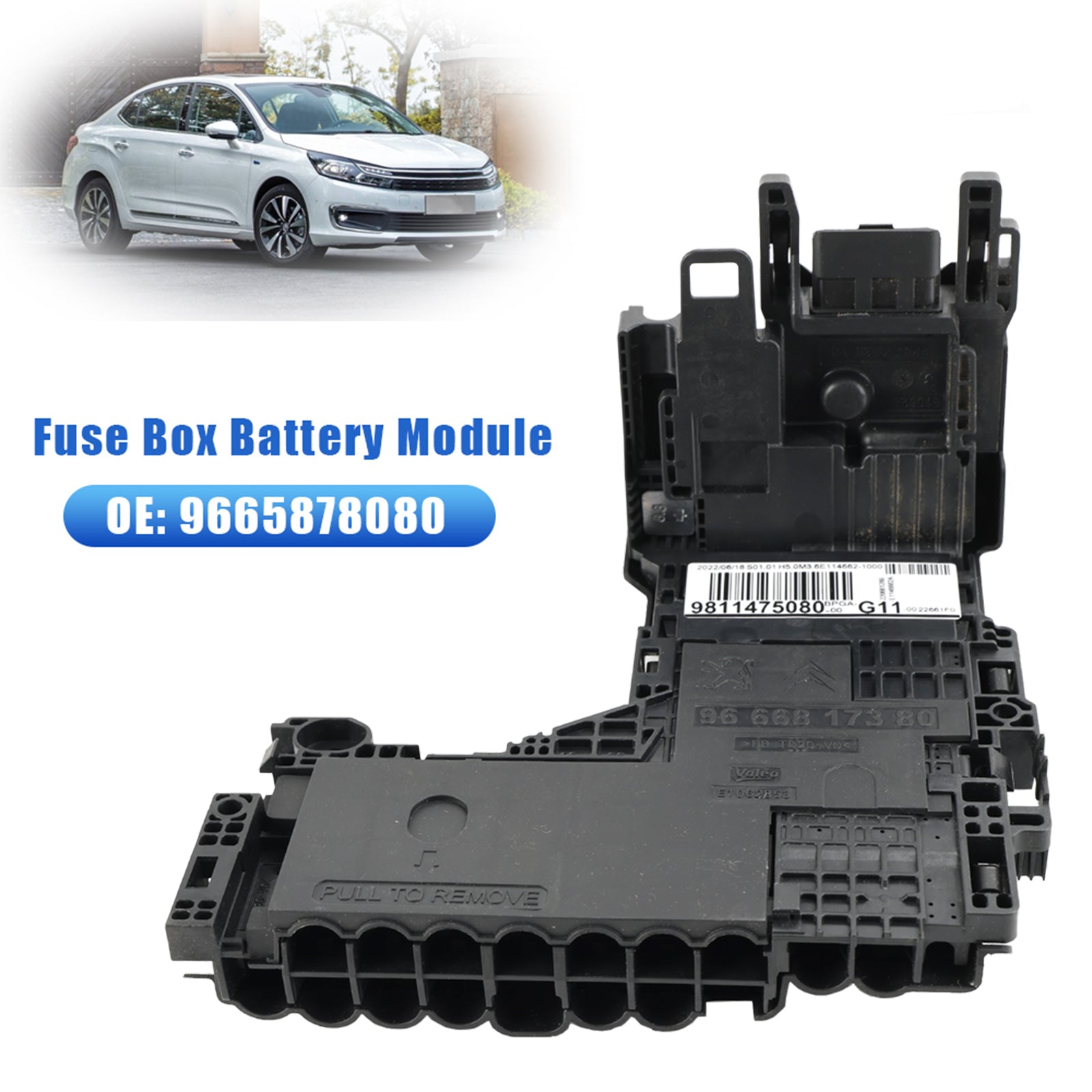 Fuse Box Battery Module 9665878080 For Citroen C4L DS5 1.6 &1.8 Peugeot 508