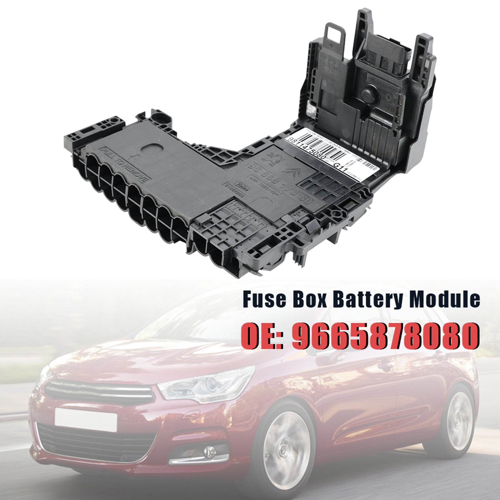 Fuse Box Battery Module 9665878080 For Citroen C4L DS5 1.6 &1.8 Peugeot 508