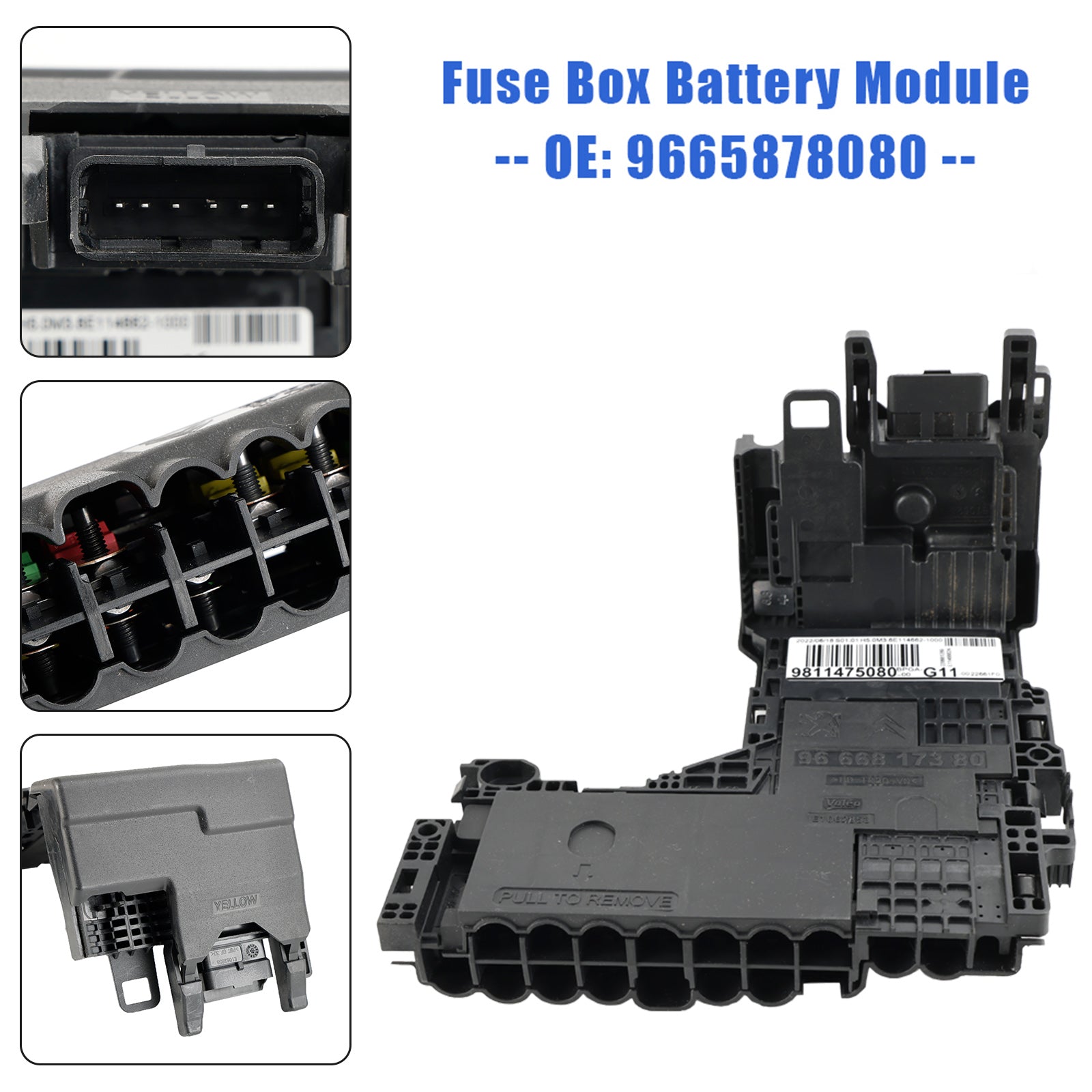 Fuse Box Battery Module 9665878080 For Citroen C4L DS5 1.6 &1.8 Peugeot 508