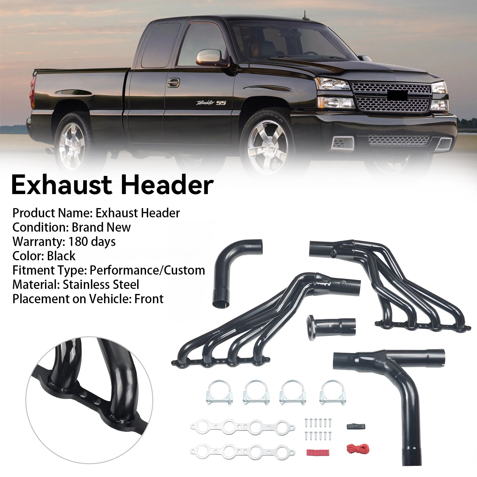 1999-2006 Chevrolet/GMC GMT800 Silverado/Sierra 1500 Exhaust Header