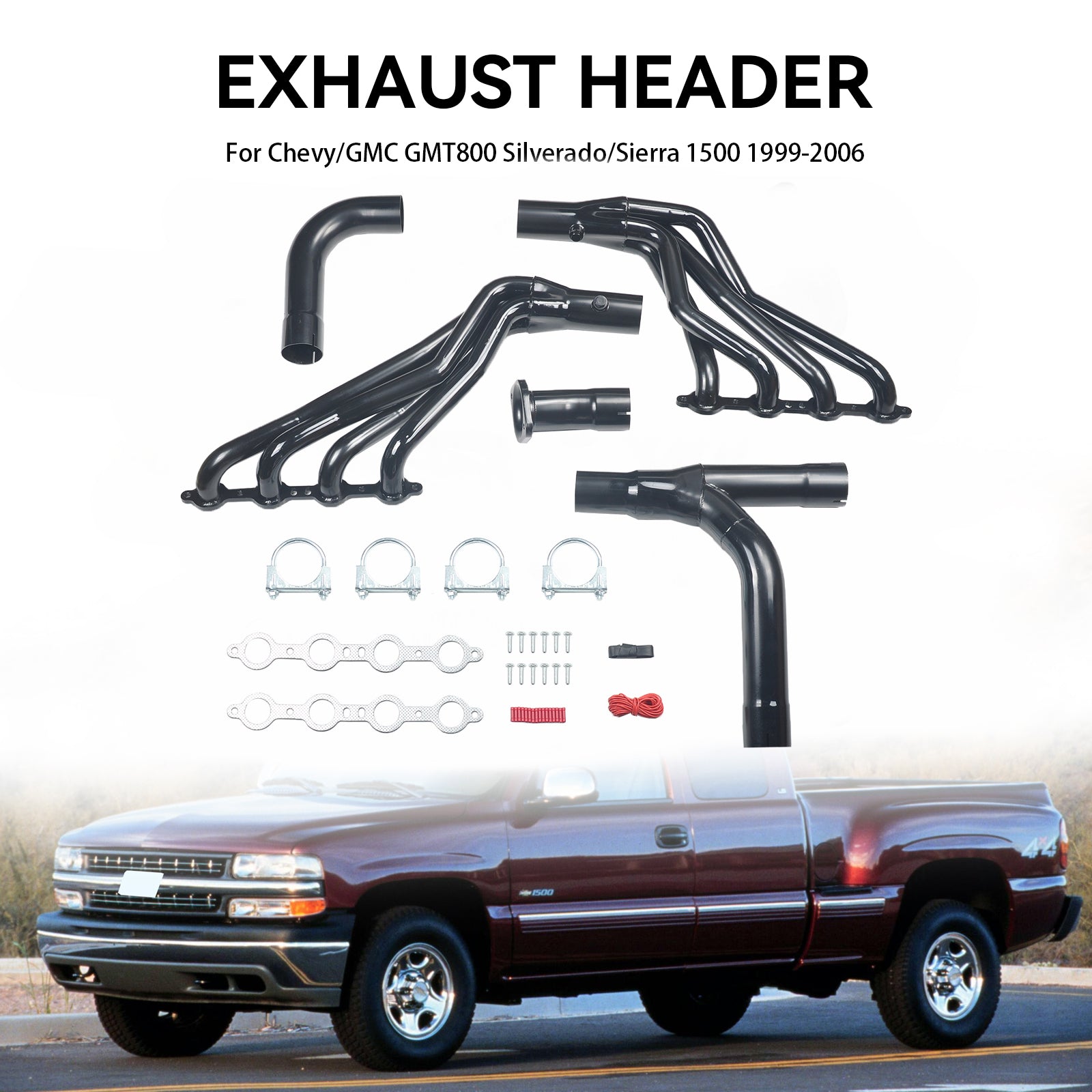 1999-2006 Chevrolet/GMC GMT800 Silverado/Sierra 1500 Exhaust Header