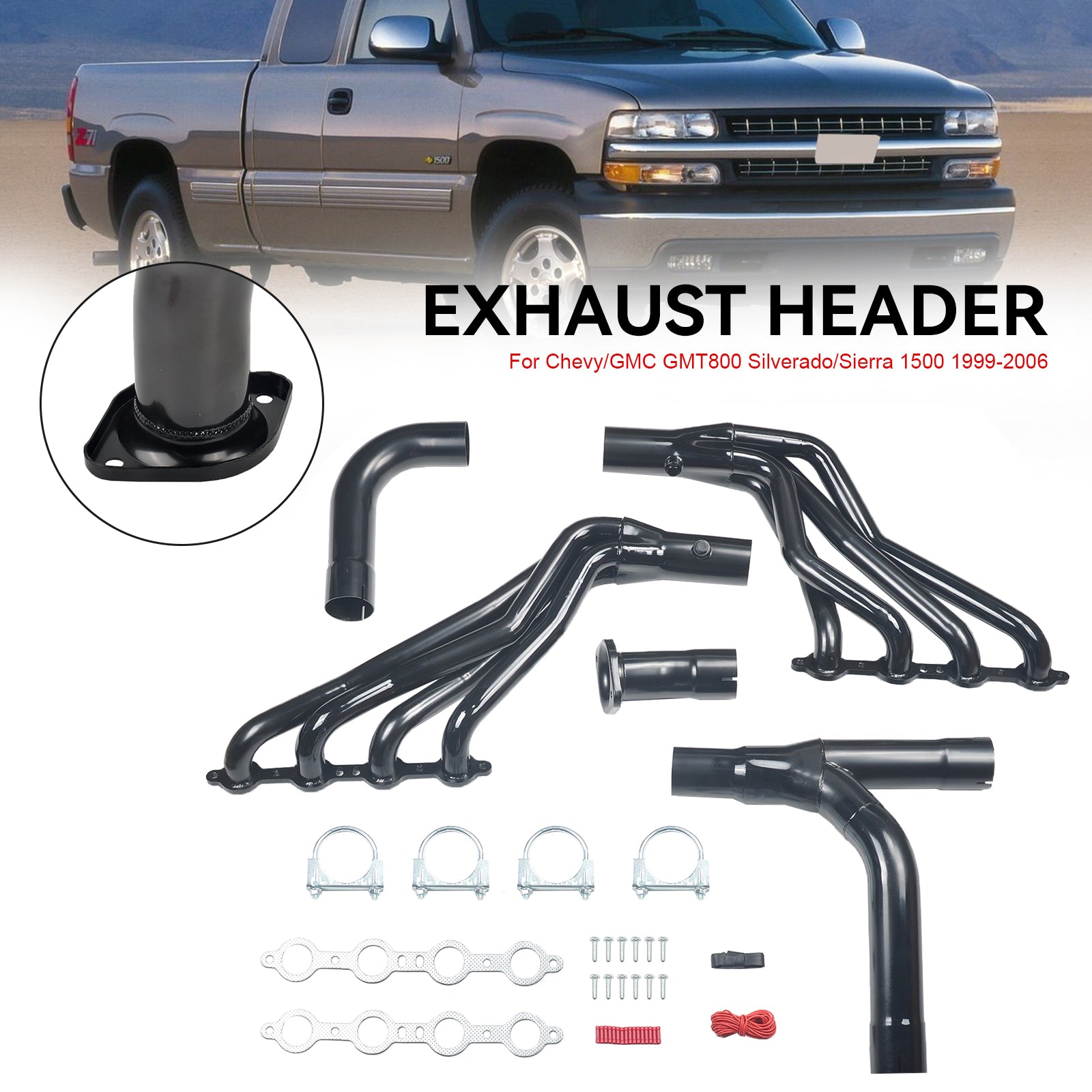 1999-2006 Chevrolet/GMC GMT800 Silverado/Sierra 1500 Exhaust Header