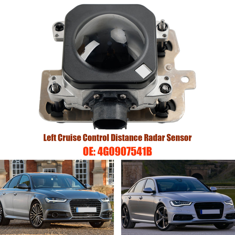 Audi A6 A7 2016-2018 Sensor de radar de distancia de control de crucero izquierdo 4G0907541B