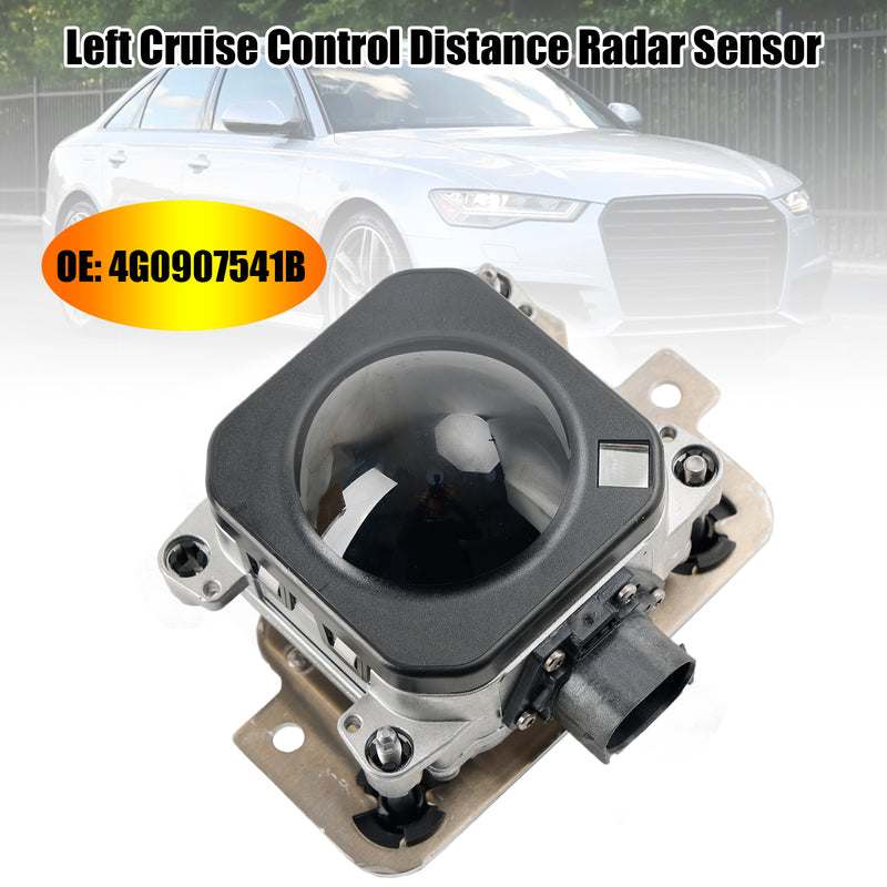 Audi A6 A7 2016-2018 Sensor de radar de distancia de control de crucero izquierdo 4G0907541B