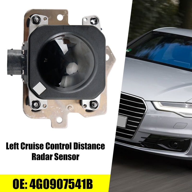 Audi A6 A7 2016-2018 Sensor de radar de distancia de control de crucero izquierdo 4G0907541B