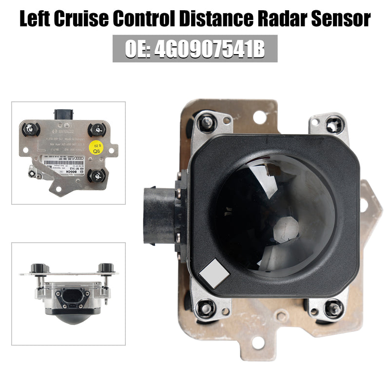 Audi A6 A7 2016-2018 Sensor de radar de distancia de control de crucero izquierdo 4G0907541B