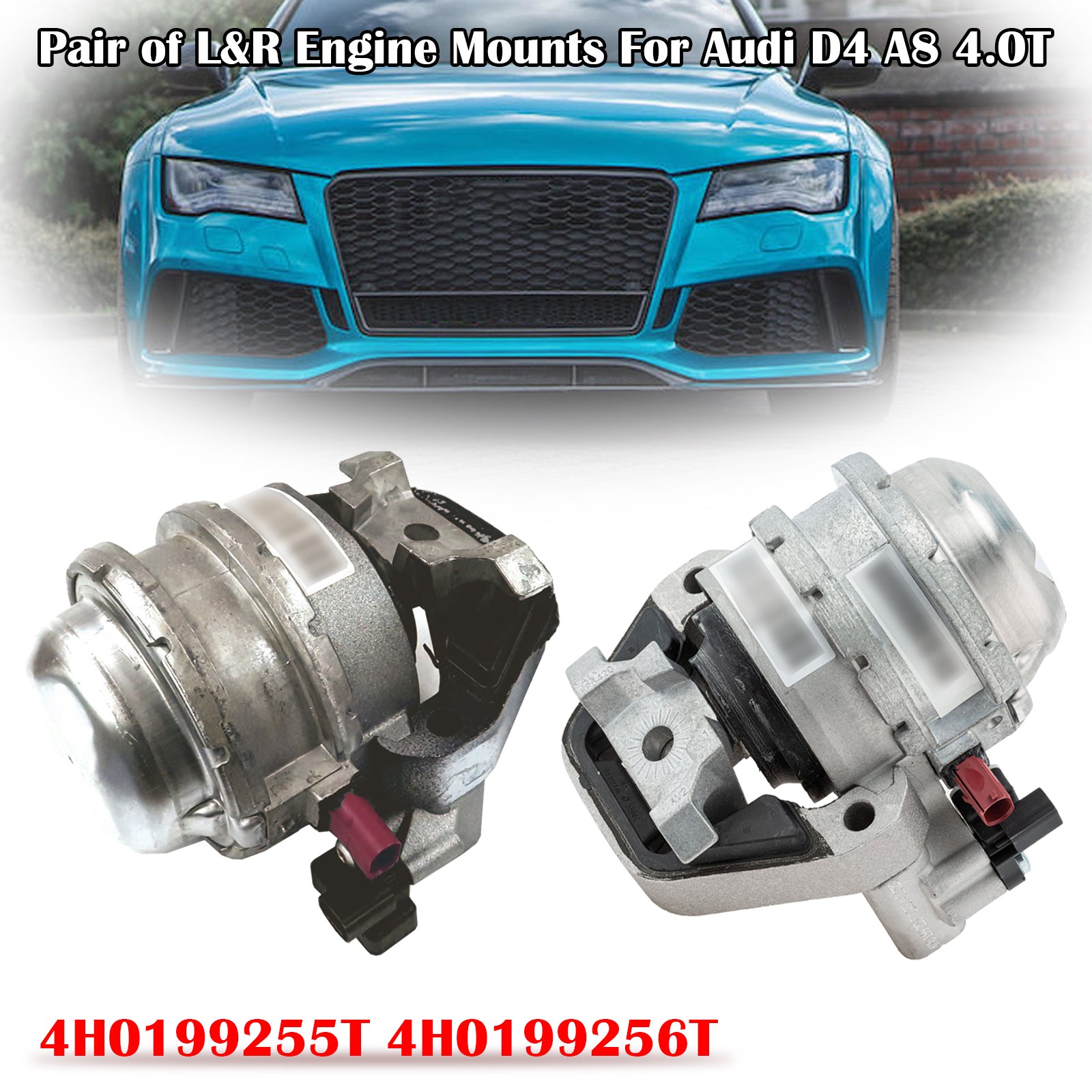 2013-2018 Audi S6 RS6 S7 RS7 4.0L Right / Left Engine Motor Mount With Sensor 4H0199256T