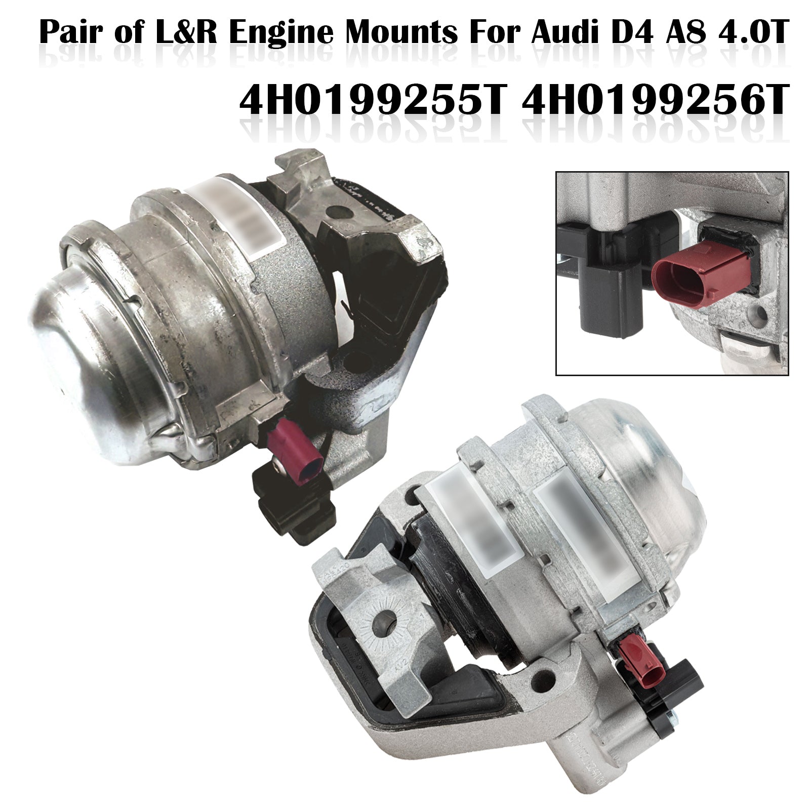2013-2018 Audi S6 RS6 S7 RS7 4.0L Right / Left Engine Motor Mount With Sensor 4H0199256T