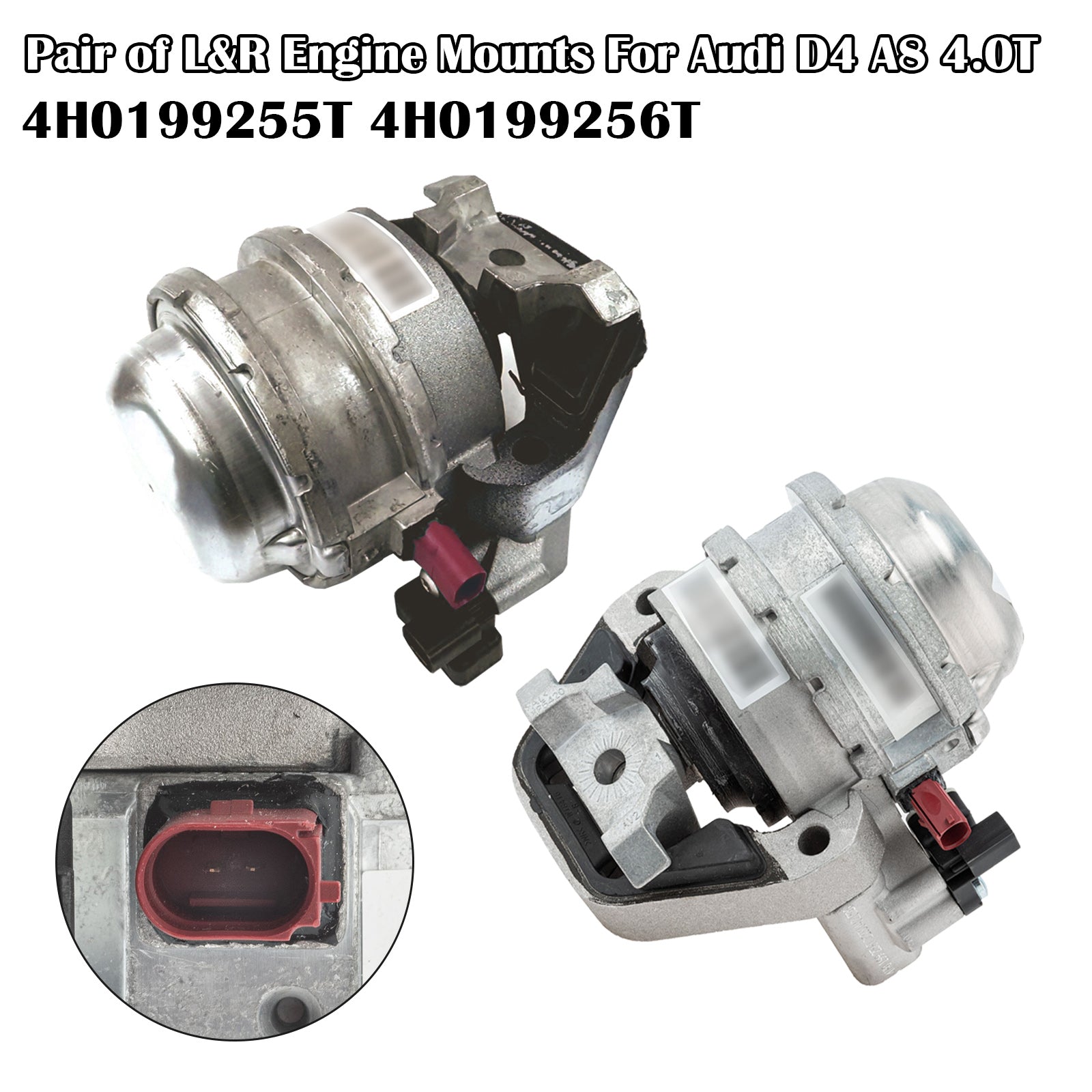 2013-2018 Audi S6 RS6 S7 RS7 4.0L Right / Left Engine Motor Mount With Sensor 4H0199256T
