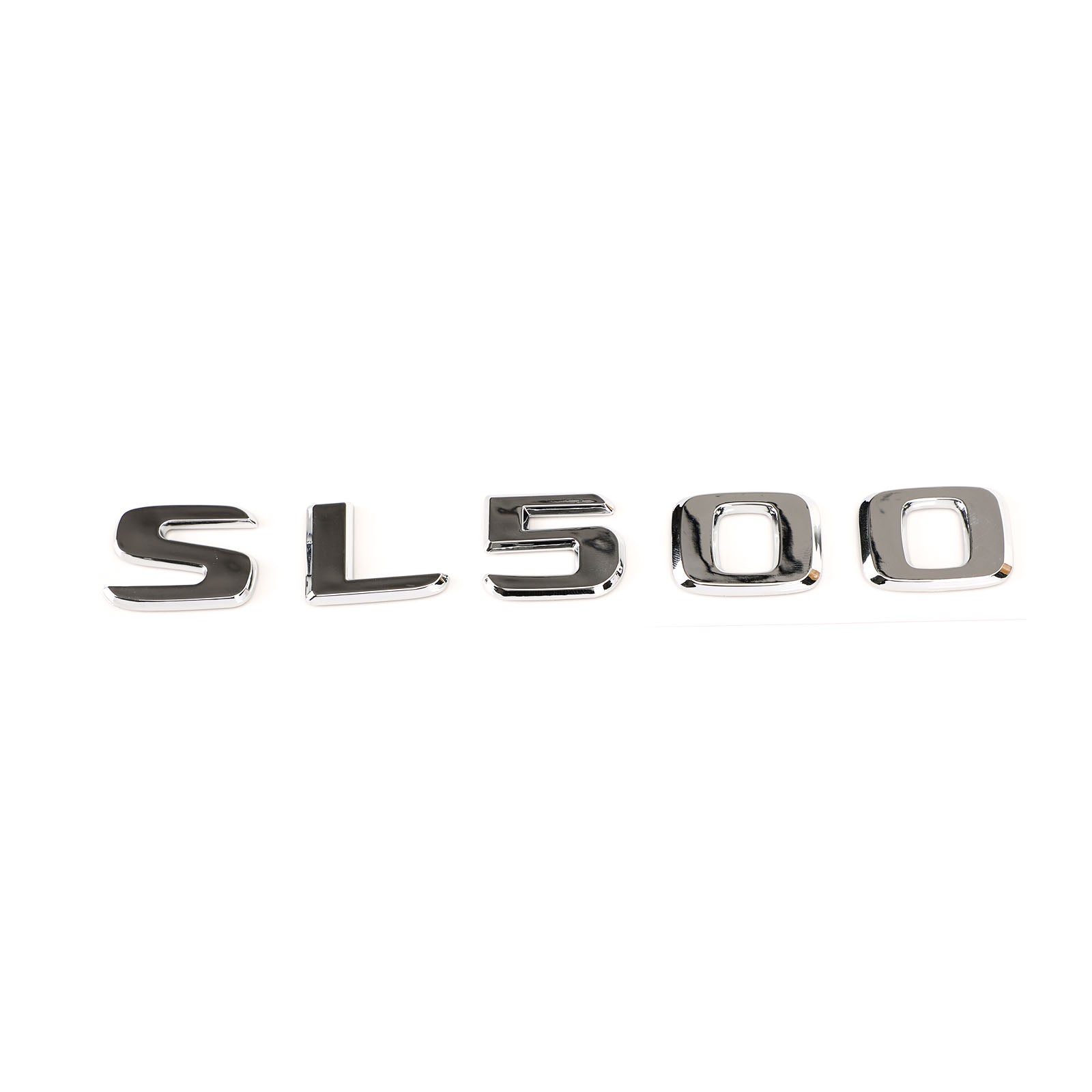 Trunk Rear Emblem Badge Chrome Letter Sl 500 For Mercedes R230 R231 Sl Sl500 Generic