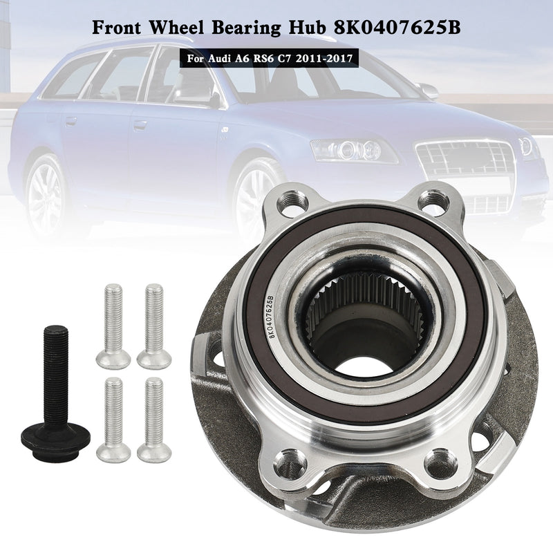 Audi A6 RS6 C7 2011-2017 Front Wheel Bearing Hub 8K0407625B Fedex Express