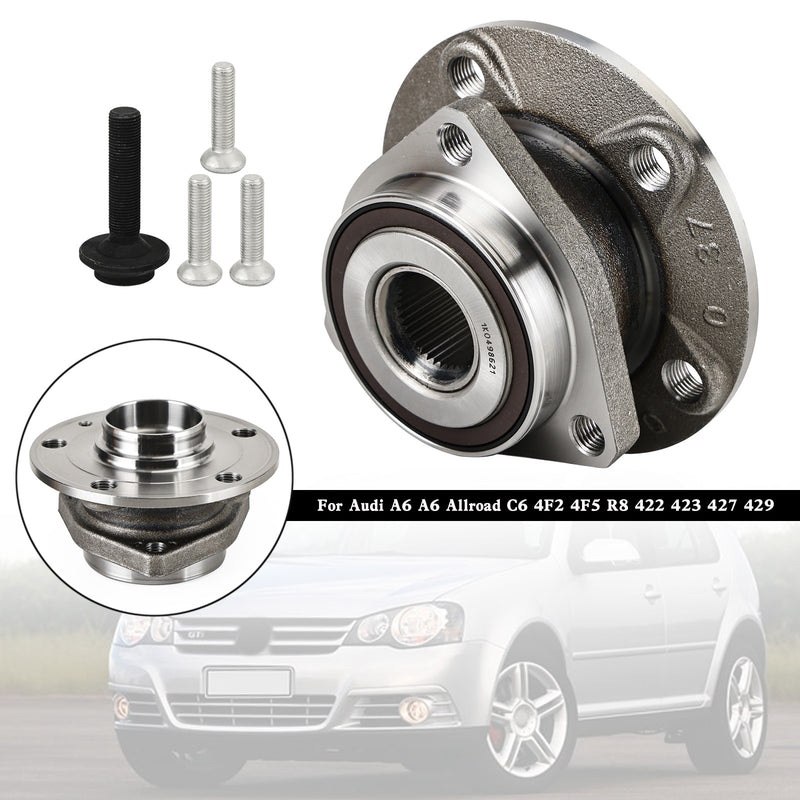 1K0498621 Front Wheel Bearing Hub w/3 Holes For Audi A3 VW Caddy MK3 Golf 5/6/7 Fedex Express