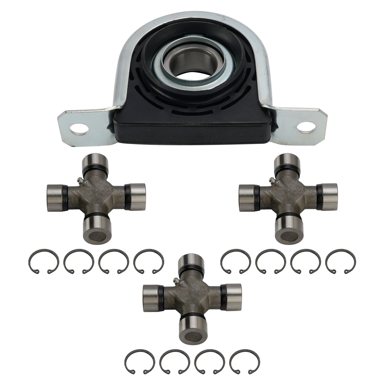 Driveshaft Carrier Bearing and U Joint Kit For 1999-2010 Ford F250 F350 Superduty 4WD