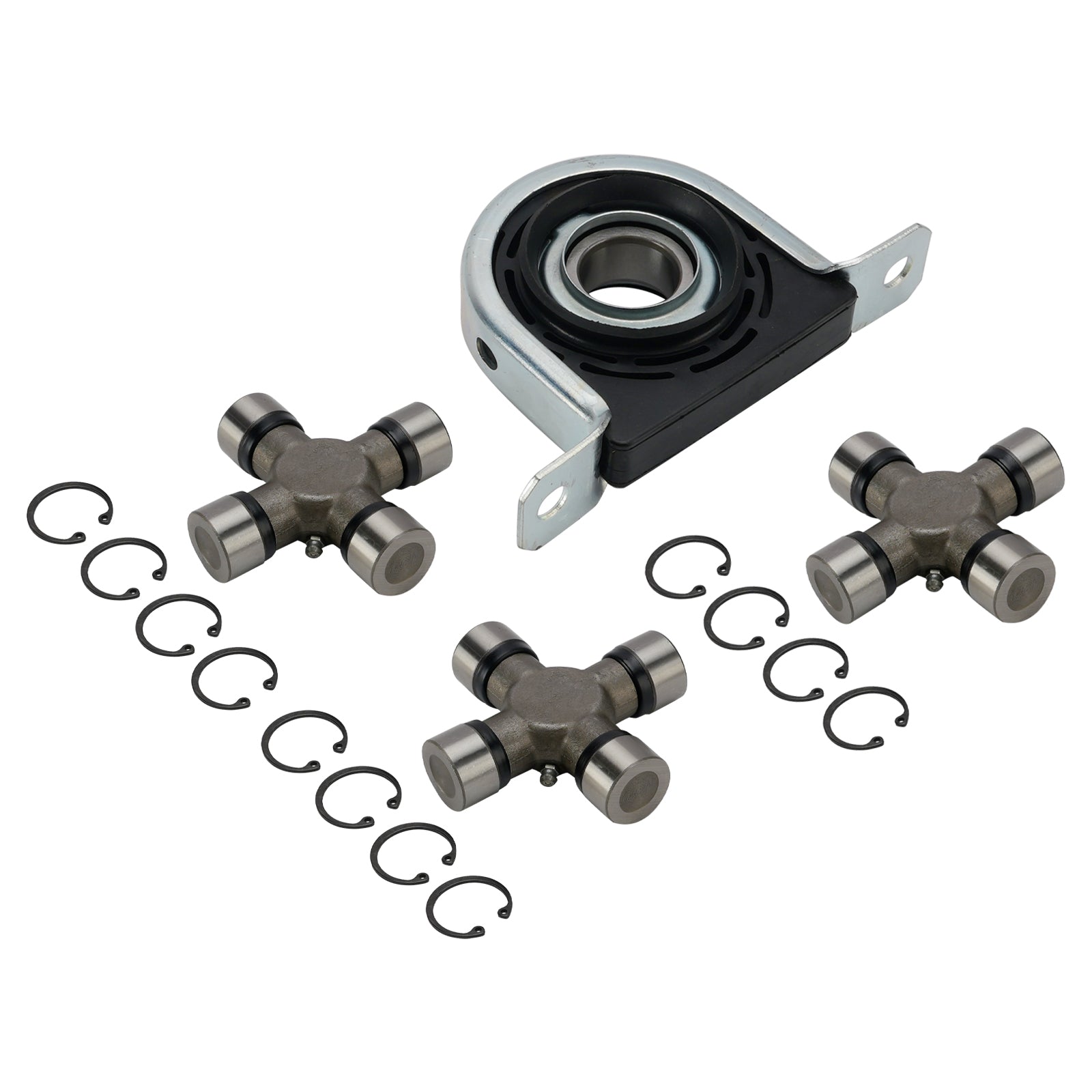 Driveshaft Carrier Bearing and U Joint Kit For 1999-2010 Ford F250 F350 Superduty 4WD
