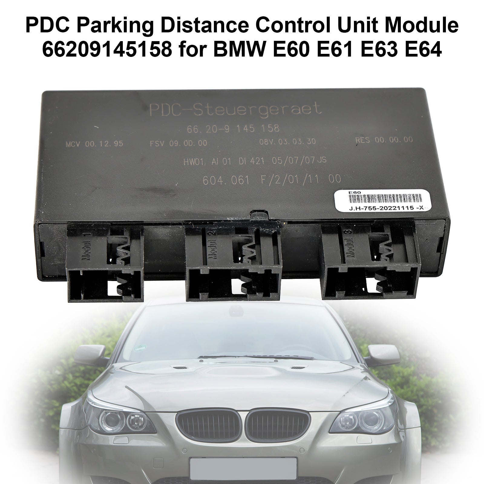 66209145158 PDC Parking Distance Control Unit Module for BMW E60 E61 E63 E64