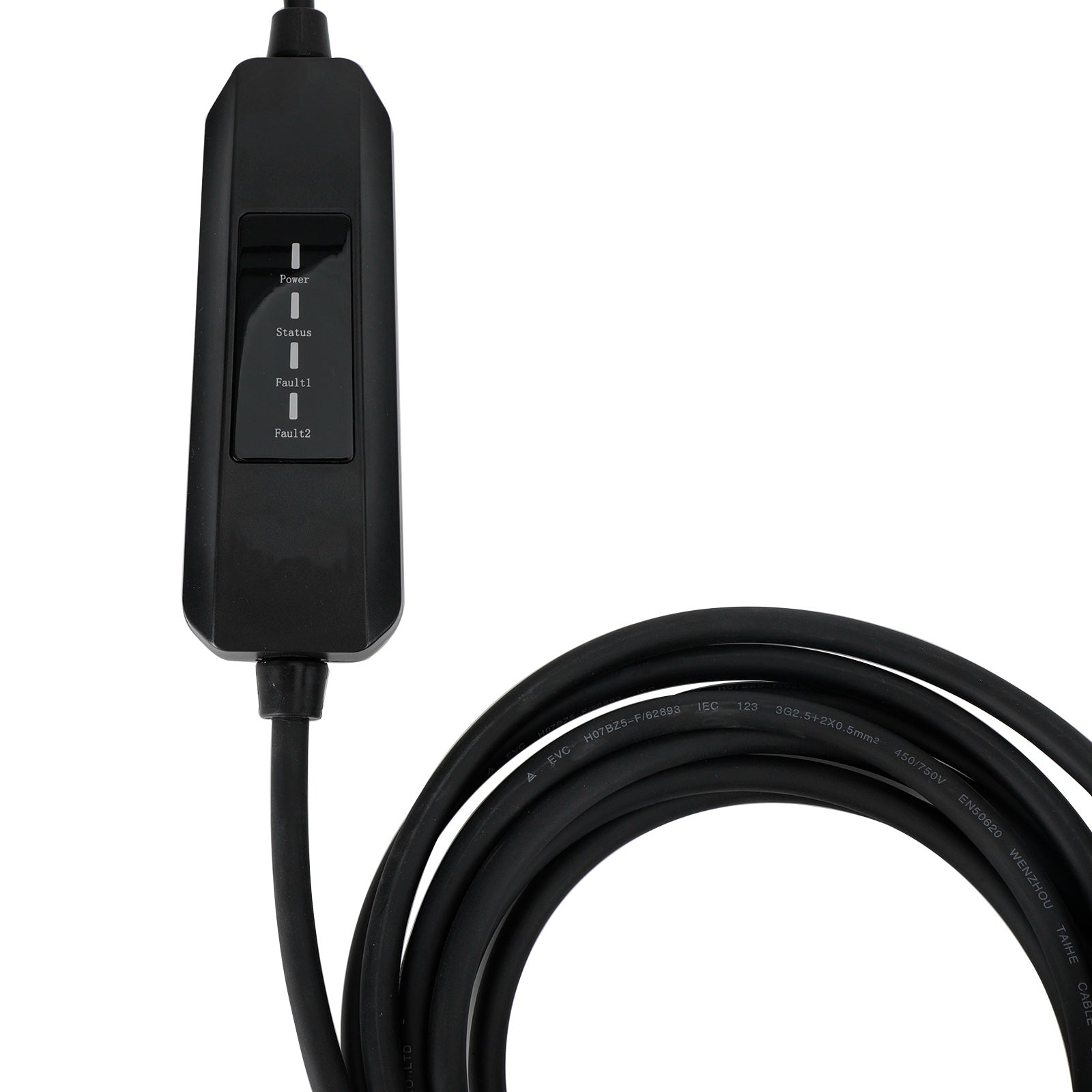 Protable 13A EV Charging Cable Type 2 UK Plug 3 Pin Electric Car Charger 5.5M