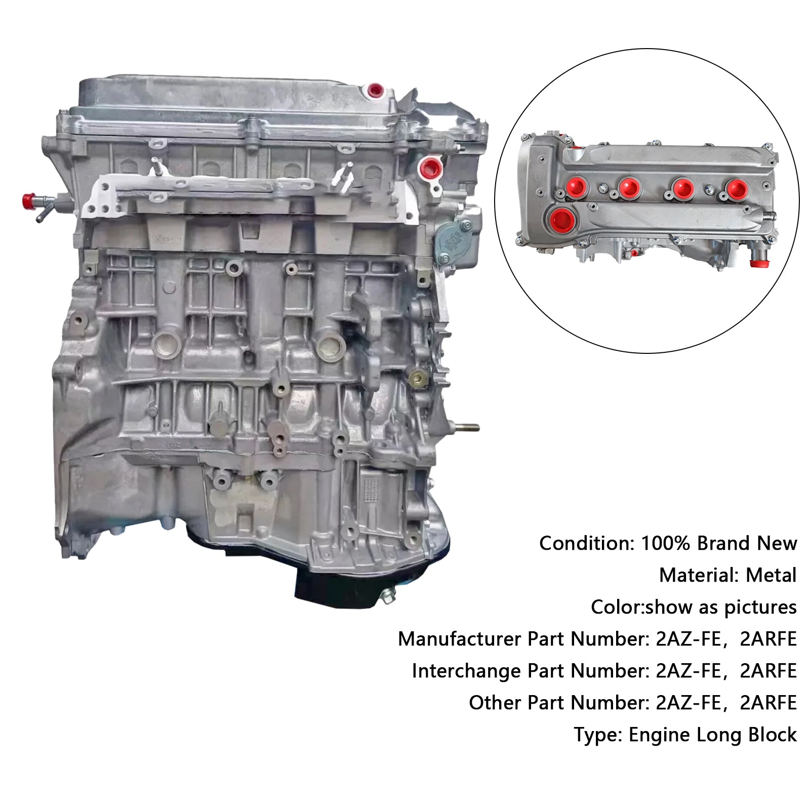Brand New 2AZ-FE 2ARFE Engine Motor Assembly 2.4L For Toyota Camry 2002-2009