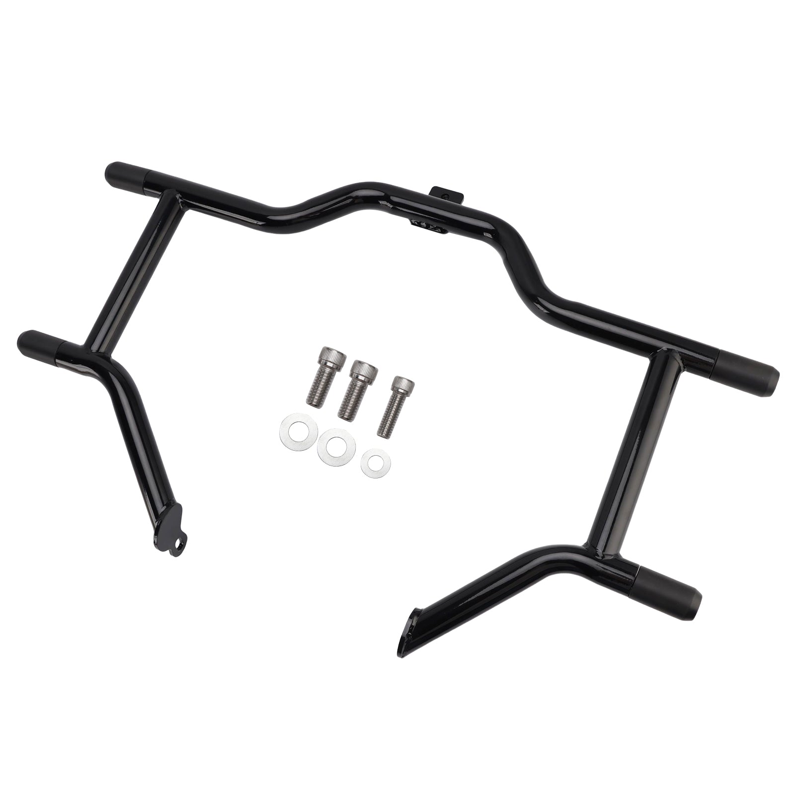 Bumper Engine Guard Fairing Mount Crash Bar Kit Fits For Cvo Road King Black