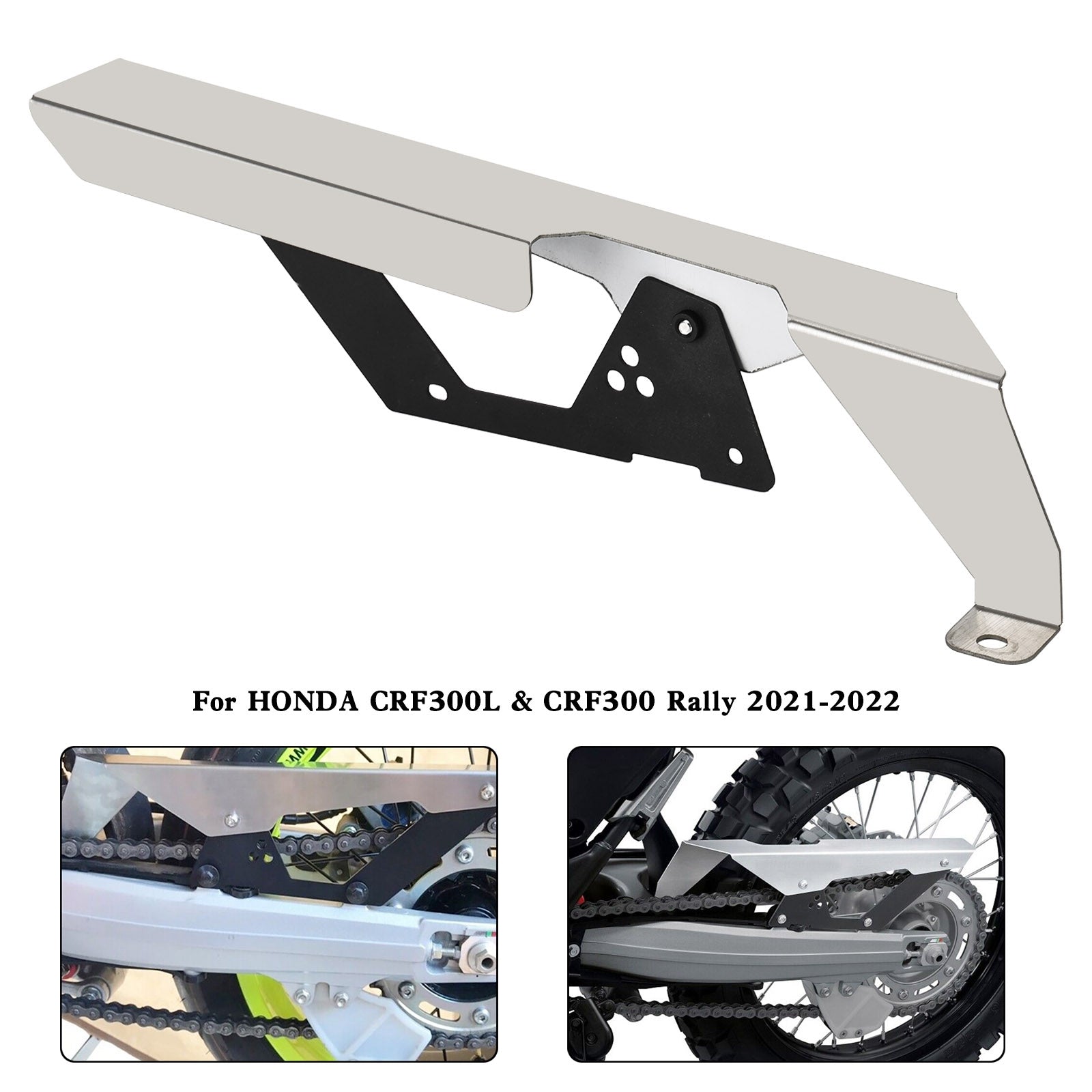 Cubierta protectora de cadena de piñón para HONDA CRF300L LA Rally ND16 2021-2022