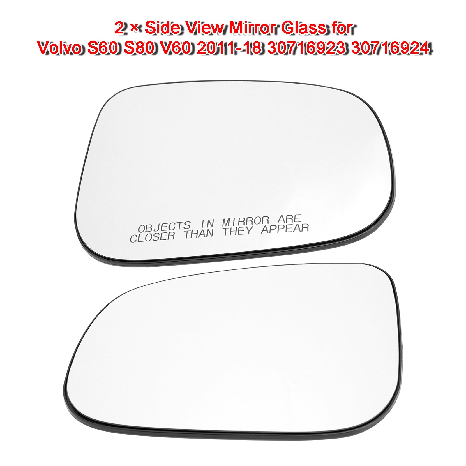 2015-2022 Jaguar XE / XEL 2x Side View Mirror Glass 30716923 30716924