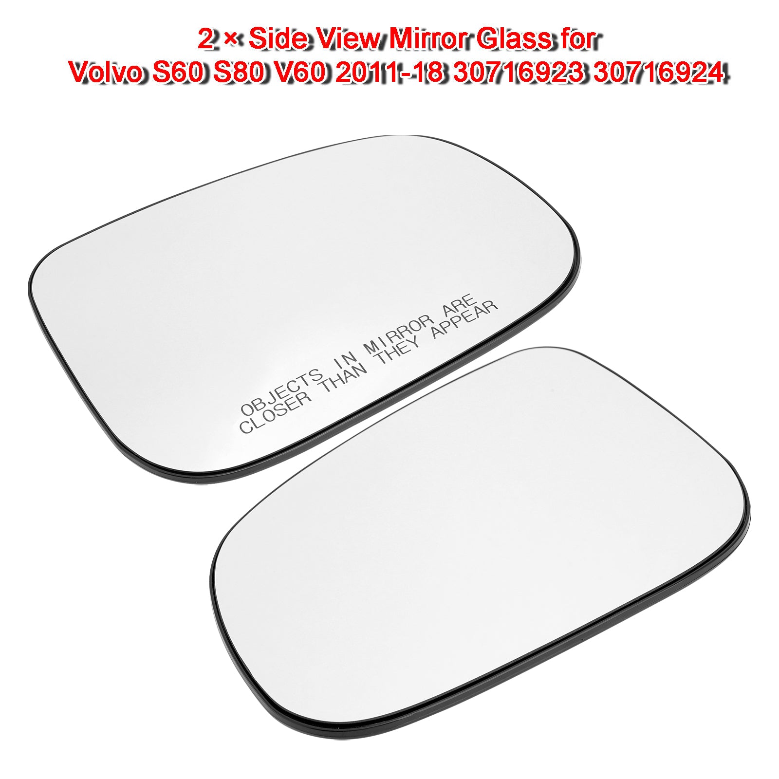 2015-2022 Jaguar XE / XEL 2x Side View Mirror Glass 30716923 30716924