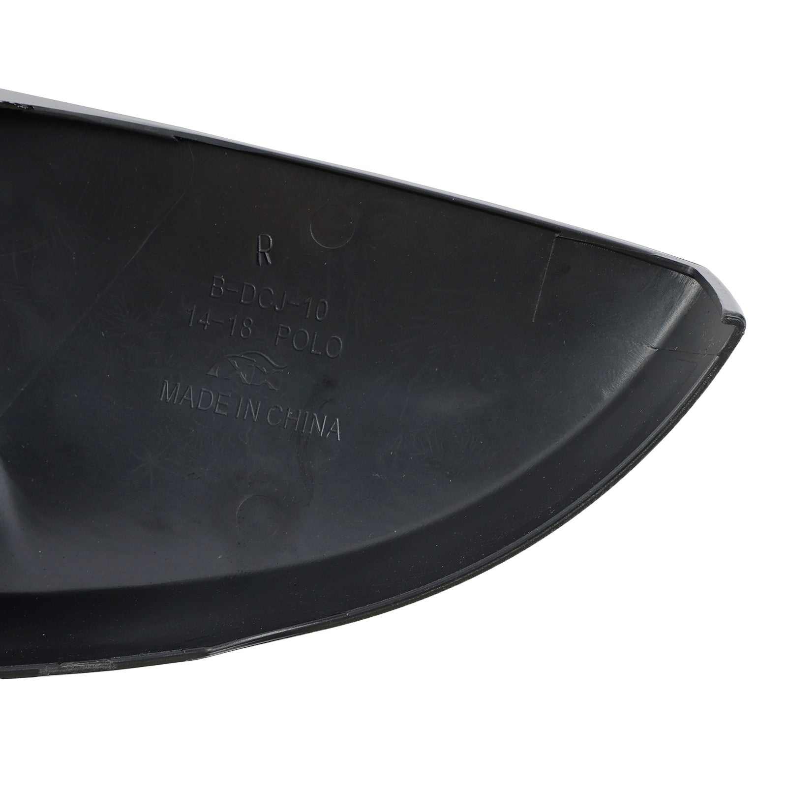 Gloss Black Wing Door Mirror Cover Caps for Left + Right VW Polo MK5 09-17