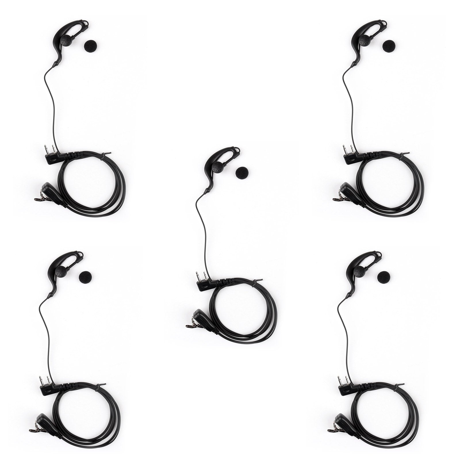 Ear-Hook Earpiece Headset PTT For Icom IC-F3 IC-F4 IC-U12 V8/82 F21/F26 Radio