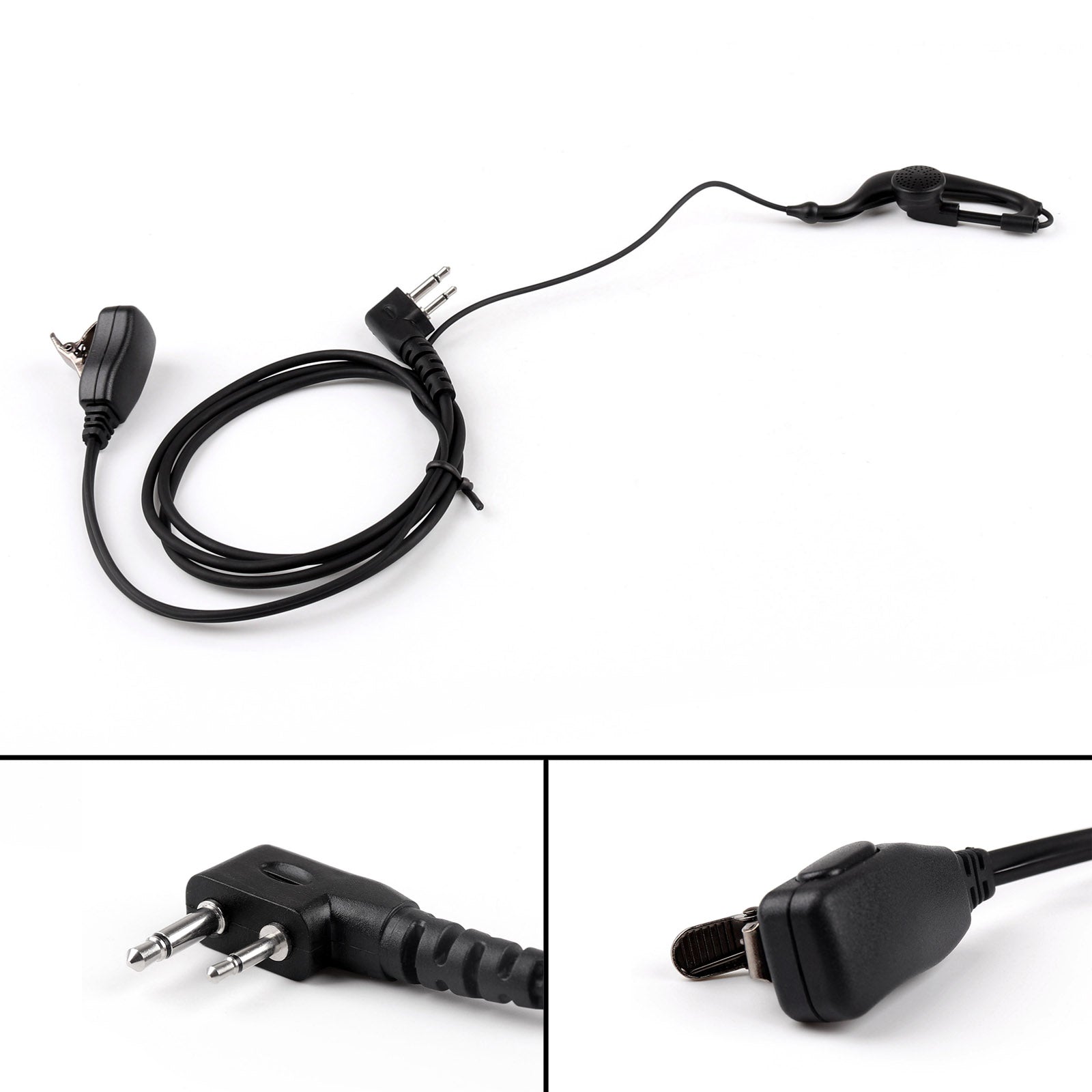 Ear-Hook Earpiece Headset PTT For Icom IC-F3 IC-F4 IC-U12 V8/82 F21/F26 Radio