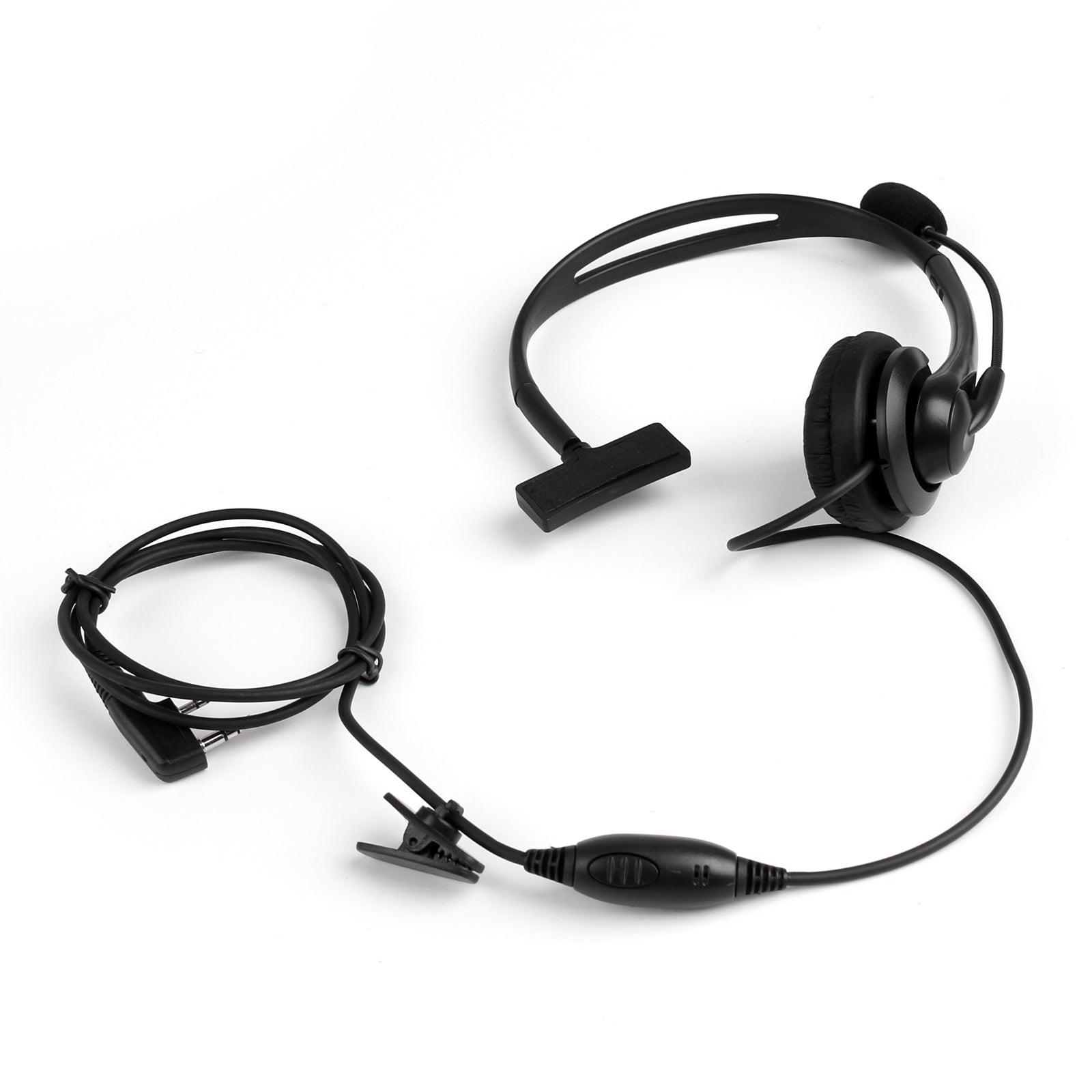 Overhead Headphone Headset For Kenwood Puxing Wouxun Baofeng 2-Way Radio