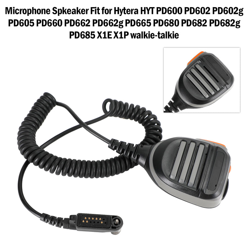 Altavoz de micrófono X1E-SM10 para Hytera PD660 PD662 PD665 PD680 PD682 PD685 X1P
