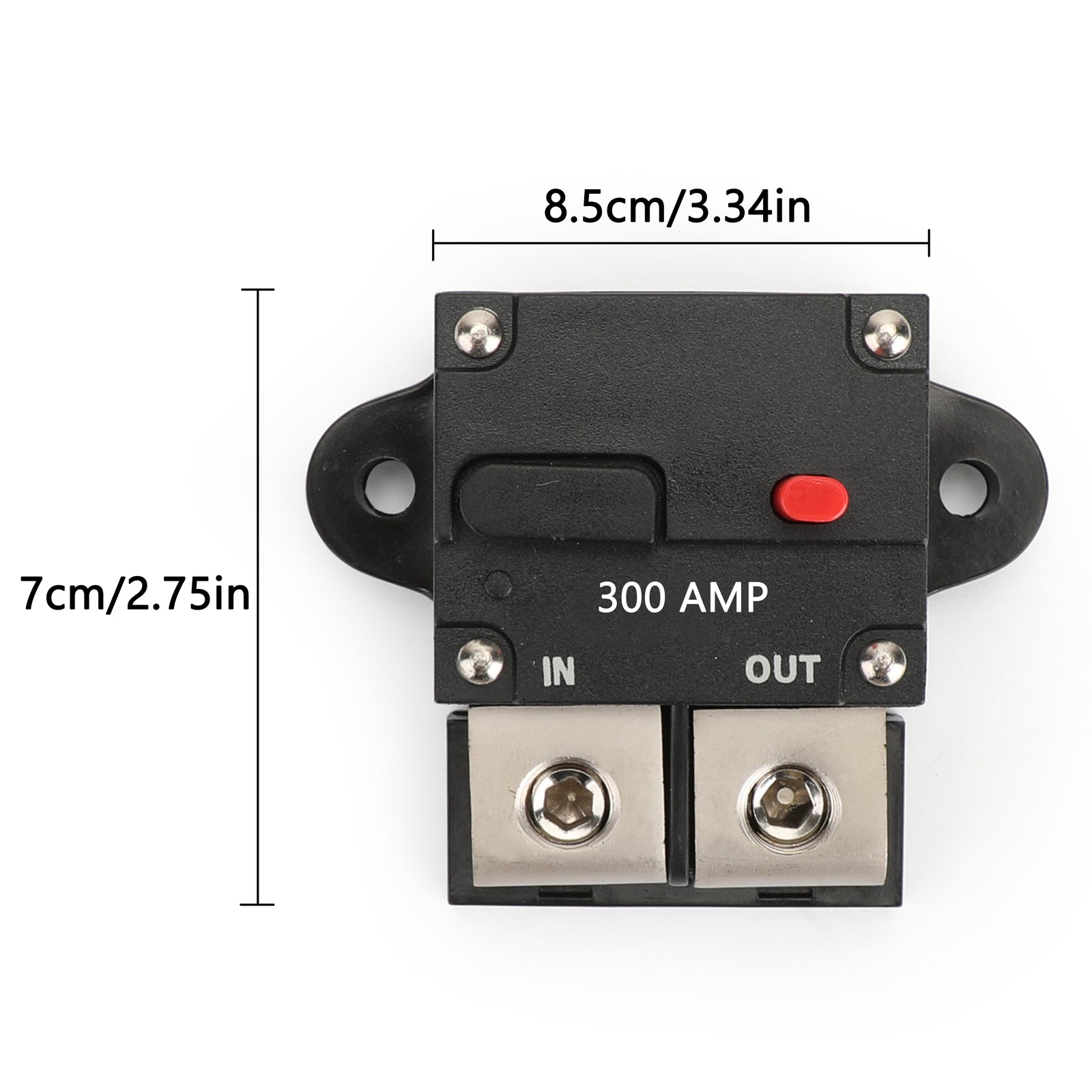 250A 300A Amp Manual Reset Inline Circuit Breaker Terminal Block Marine Auto