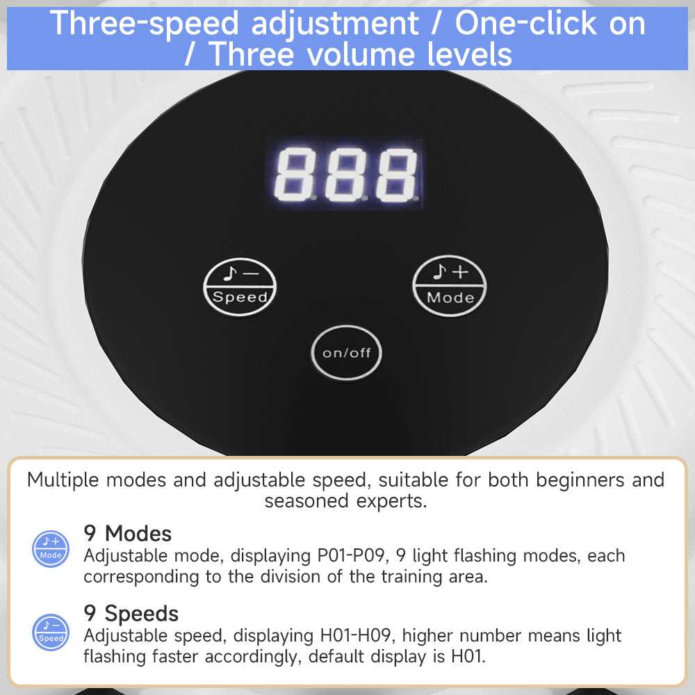 Boxing Workout Equipment Target for Home Music Boxing Machine Gym 9 Modes & 9 Speeds Boxing Wall Mount Machine for Adults Teens Office Smart Bluetooth Punching Trainer with Gloves